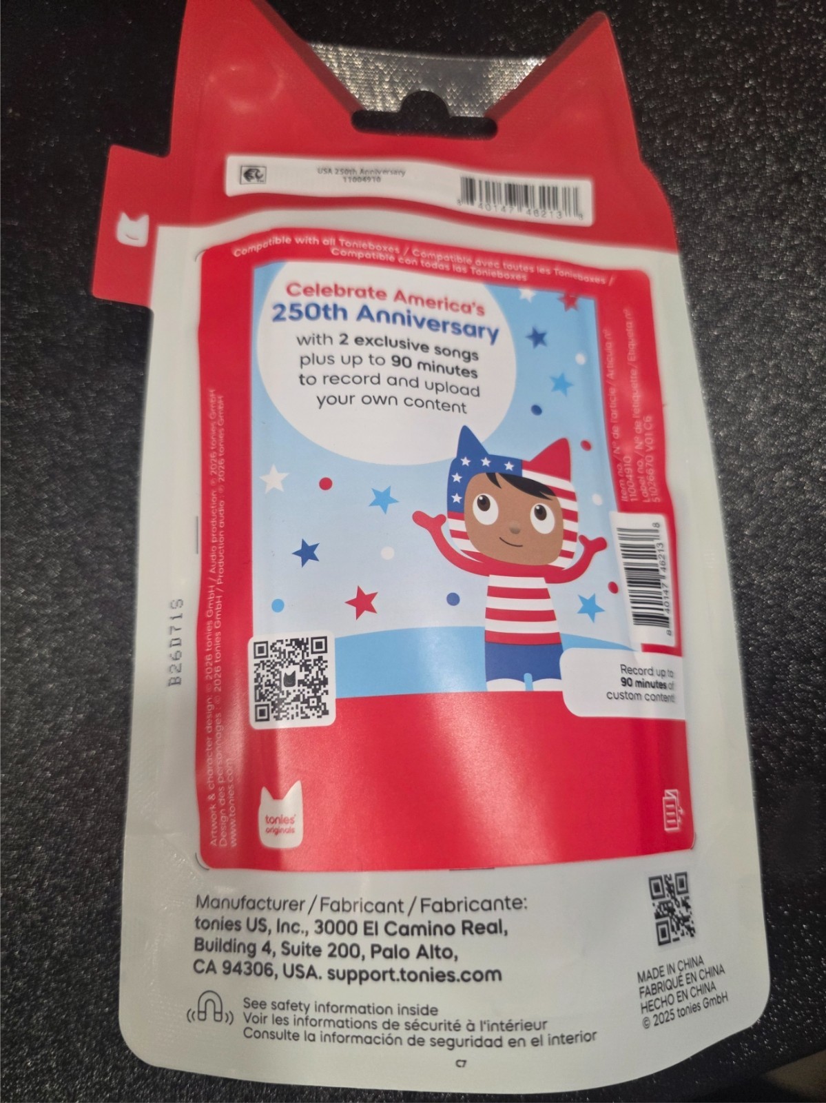 Tonies America’s 250th Anniversary Creative – Walmart Exclusive – Sold Out!