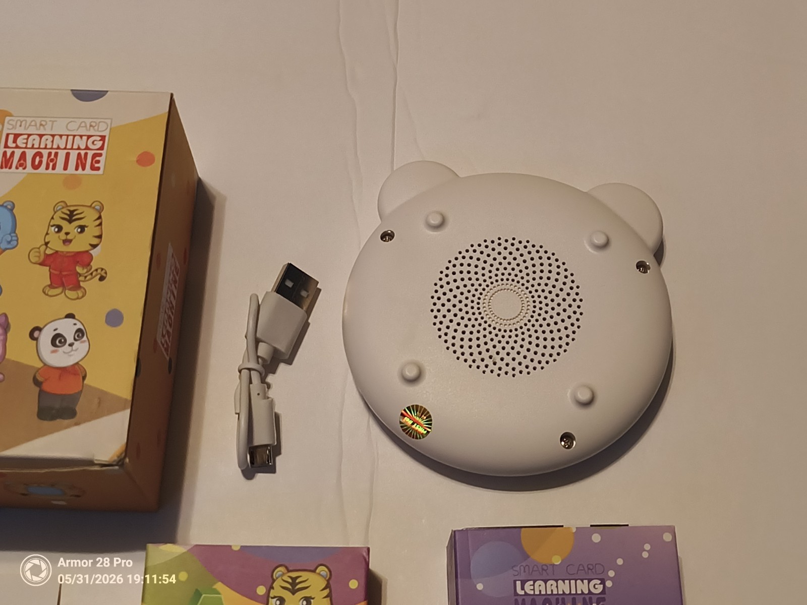 Smart Card Learning Machine With Audio, Food, Animals, Shapes, People, Etc