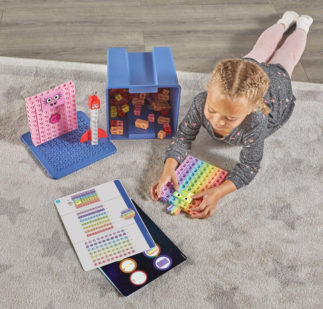 Numberblocks Mathlink Cubes Set Kids Educational Toys Preschool Learning