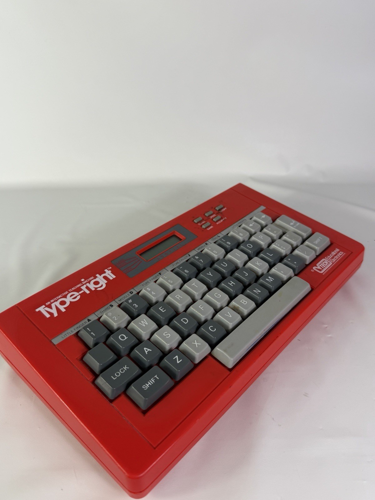 Vintage VTech Type-right Typing Game Interactive Teaching Machine 1985 WORKS