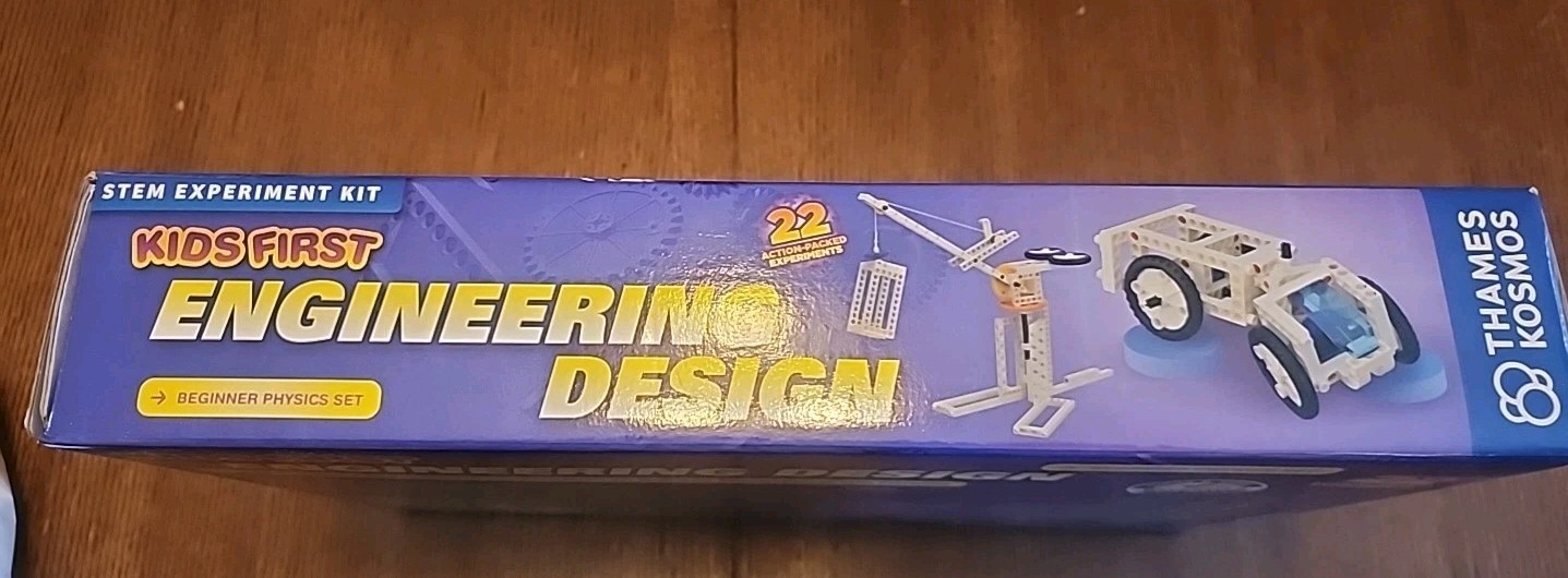 Thames & Kosmos Kids First Engineering Design 628318 Stem Experiment Kit – NEW