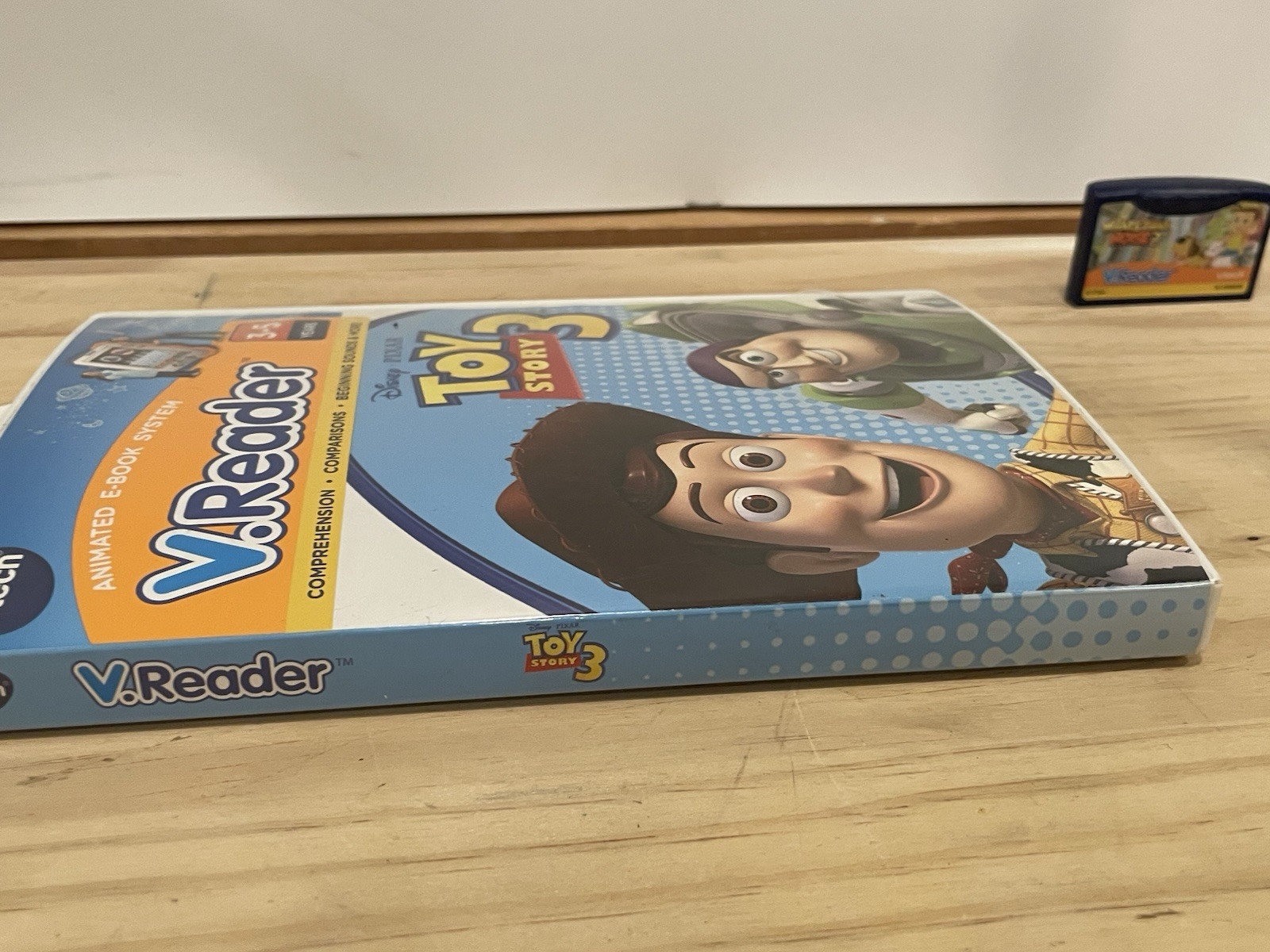 PIXAR TOY STORY 3 DISNEY VTECH V Reader Reading Learning Game (Plus 2nd Game)