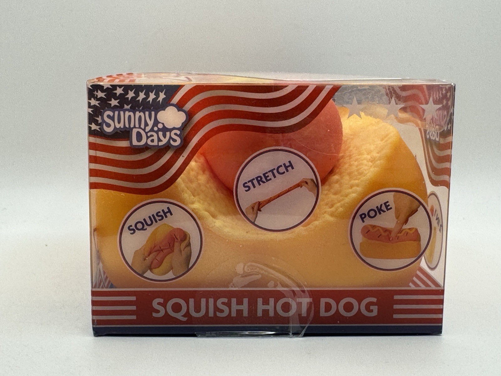 ToyMendous Sunny Days Squish Hot Dog Squishy Toy – NEW IN BOX!!