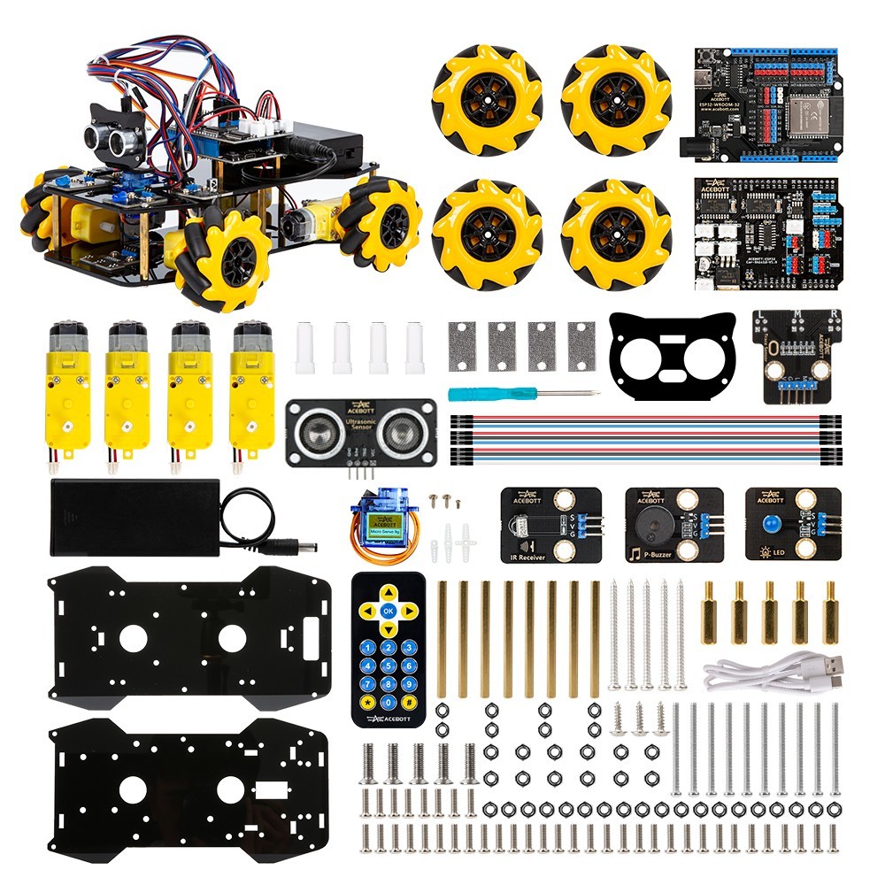 ACEBOTT ESP32 Smart Robot Car Kit With Variant Expansion Packs