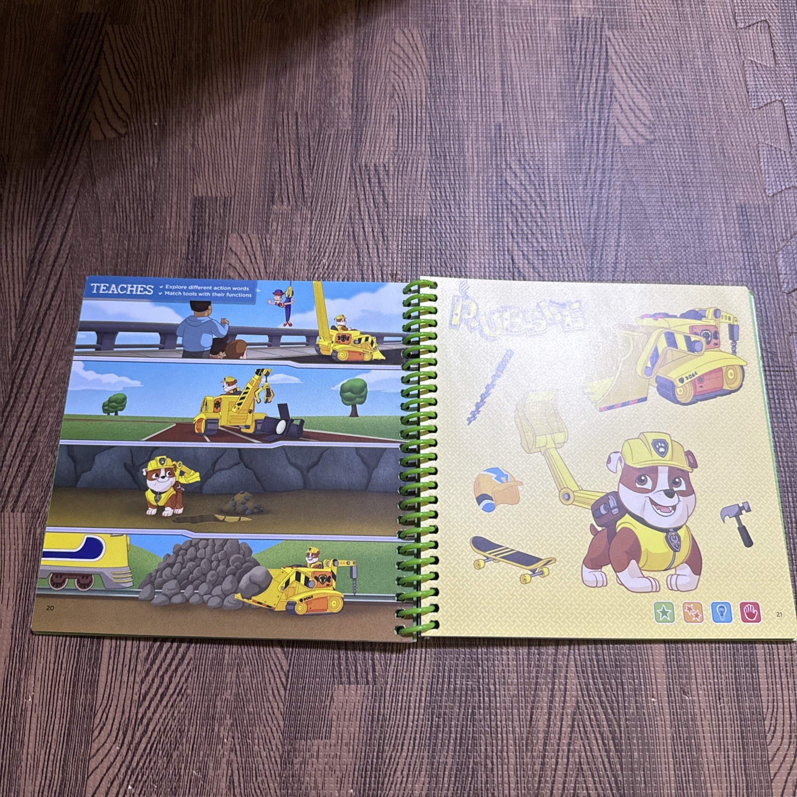 NEW LeapFrog Leap Start Pre-Kindergarten Book — AROUND THE TOWN WITH PAW PATROL