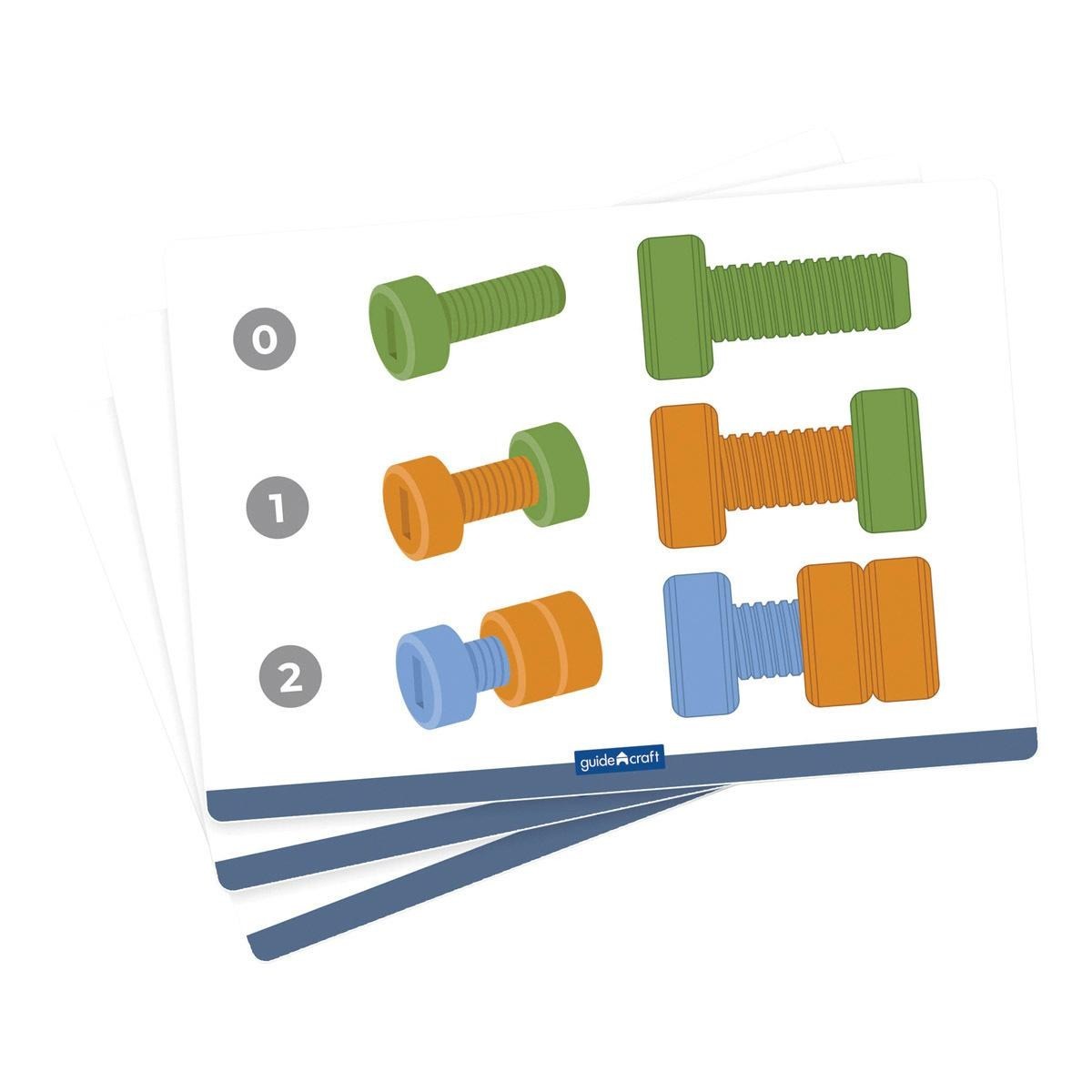 Kaplan Early Learning Twisty Tools – Nuts and Bolts Set – 84 Pieces