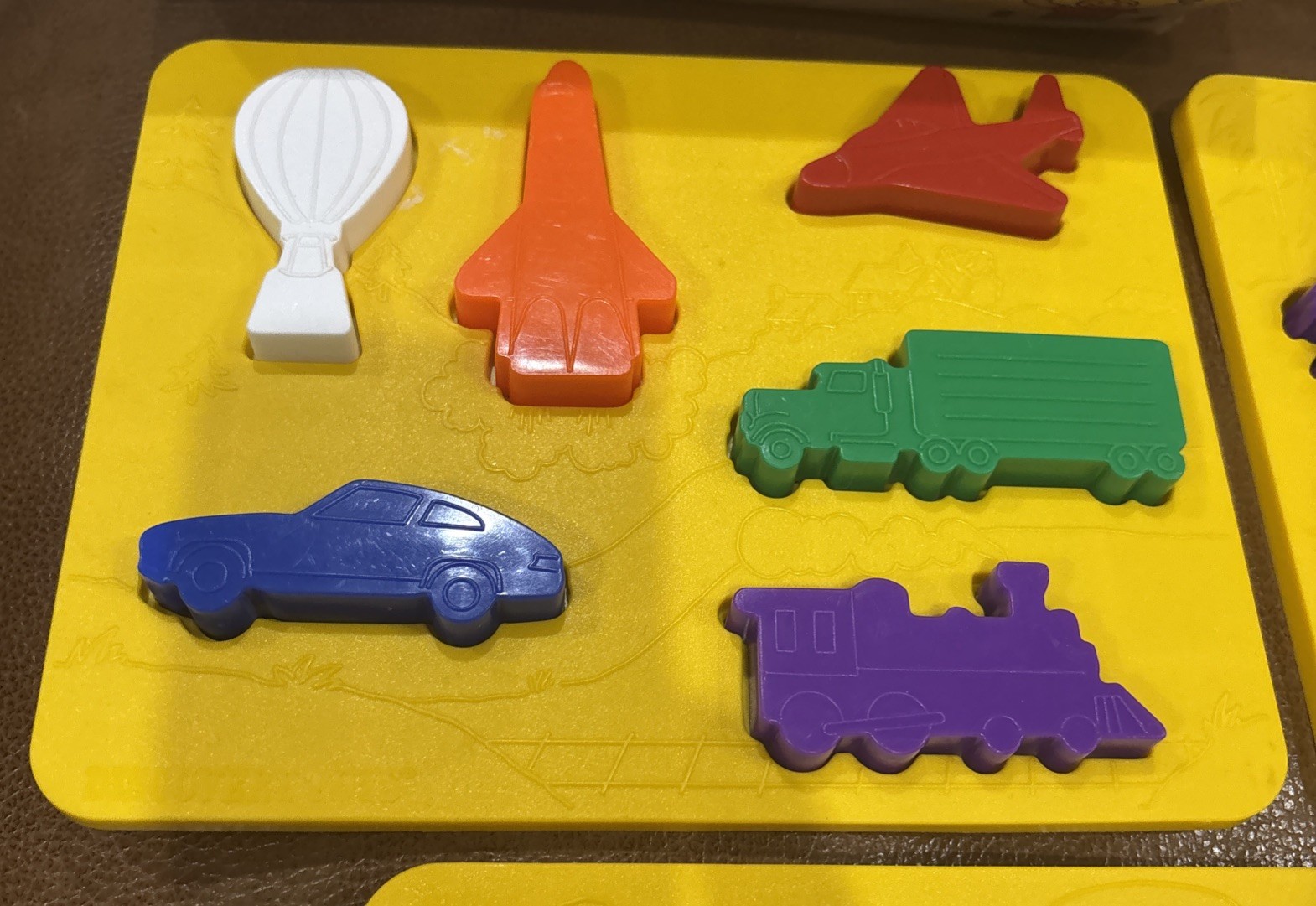Vintage Discovery Toys Place and Trace Puzzle Animals Vehicles & Tangram 7 Pc