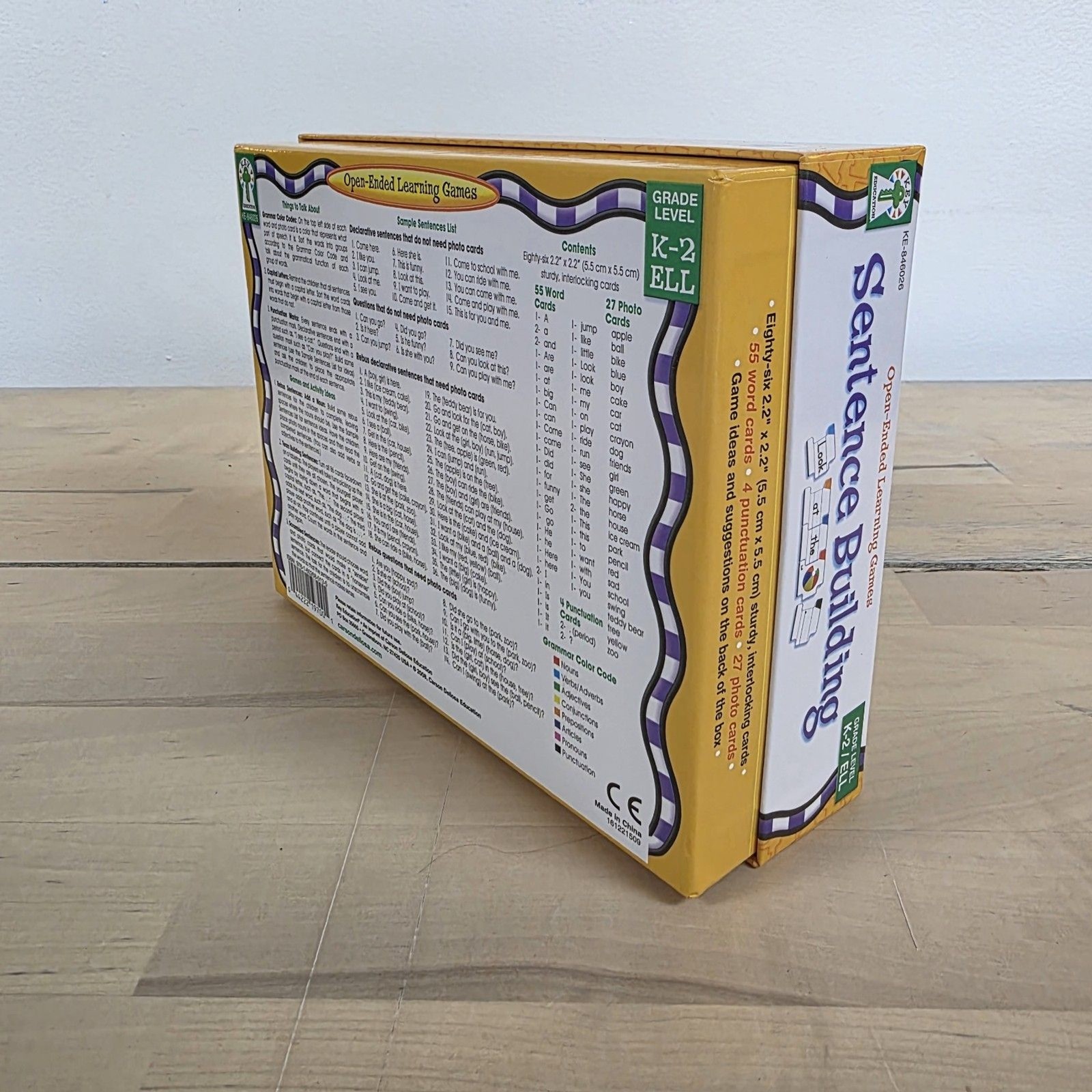 Sentence Building Key Education Grade Level K-2 ELL 86 Cards Stimulate Teachers