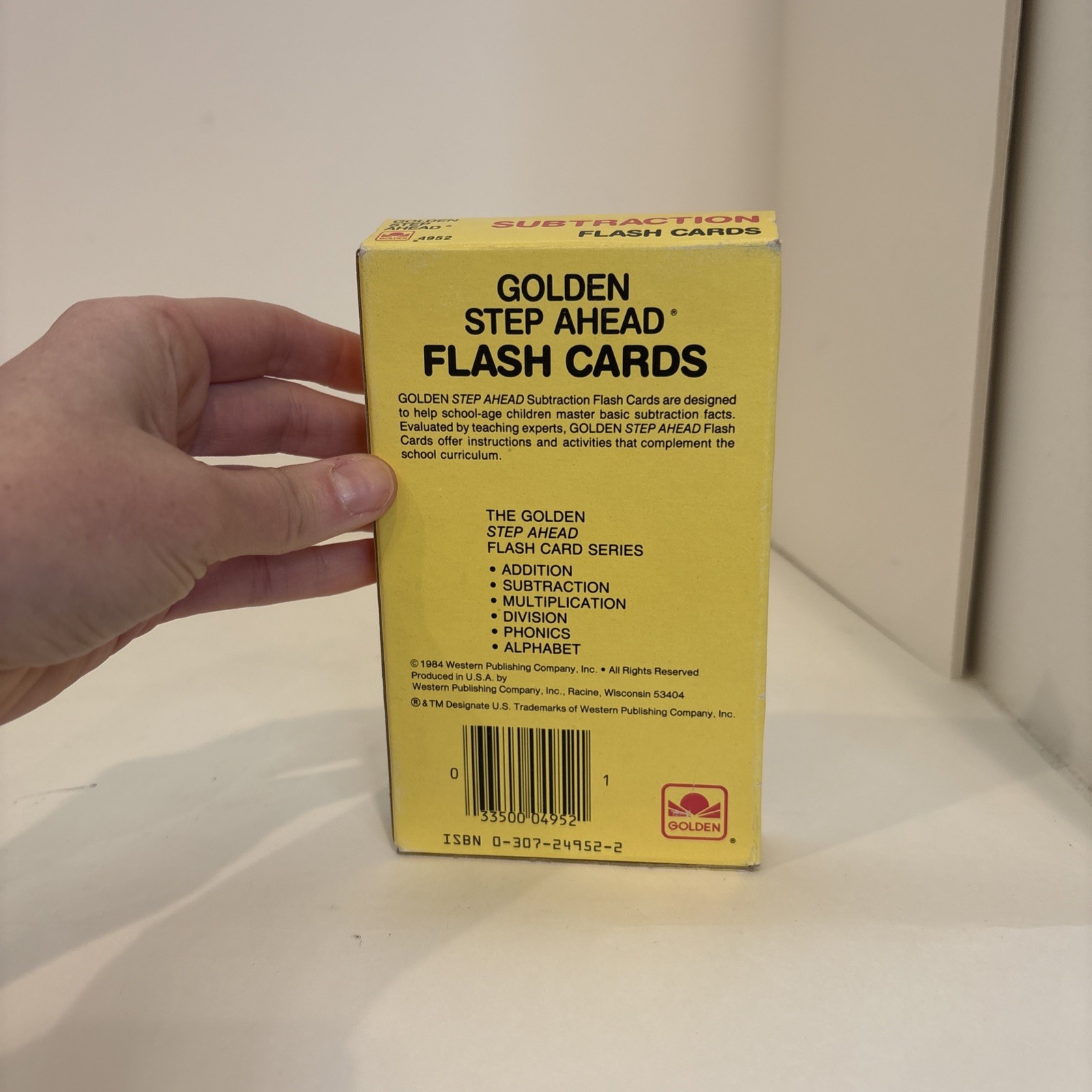 Golden Step Ahead Flash Cards – United States • 1985