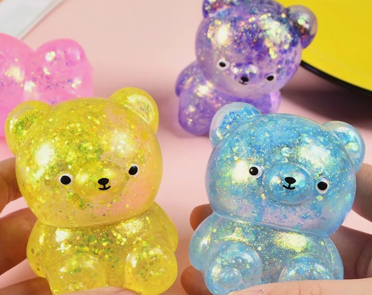 Fun Doh Squishy Bearz Fidget Bear 2 Pack