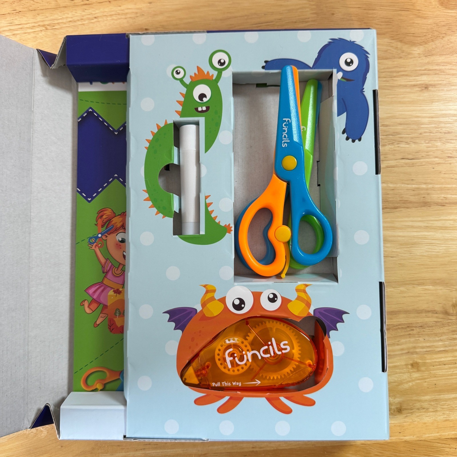 Funcils Scissor Fun Activity Kit 30 Skills Projects 2 Safety Scissors Ages 3-7