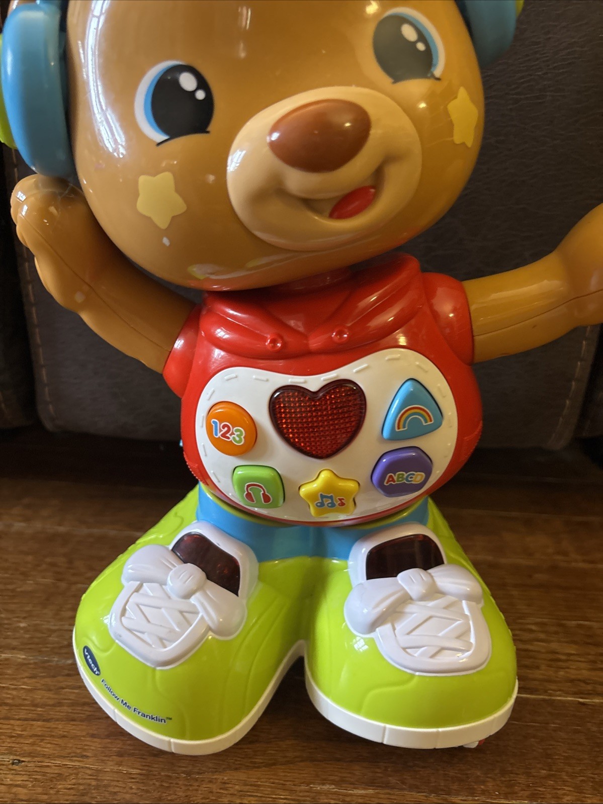 VTech Follow Me Franklin Chase Me Skating Bear Learning Toy 9-36 months