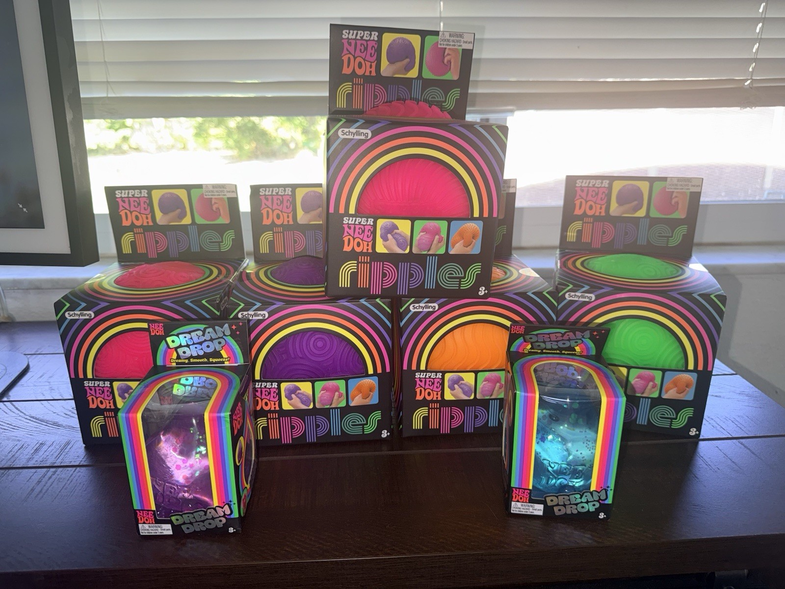 Needoh Brand new Bundle Lot Super XL Ripples Dream drops SET OF 7