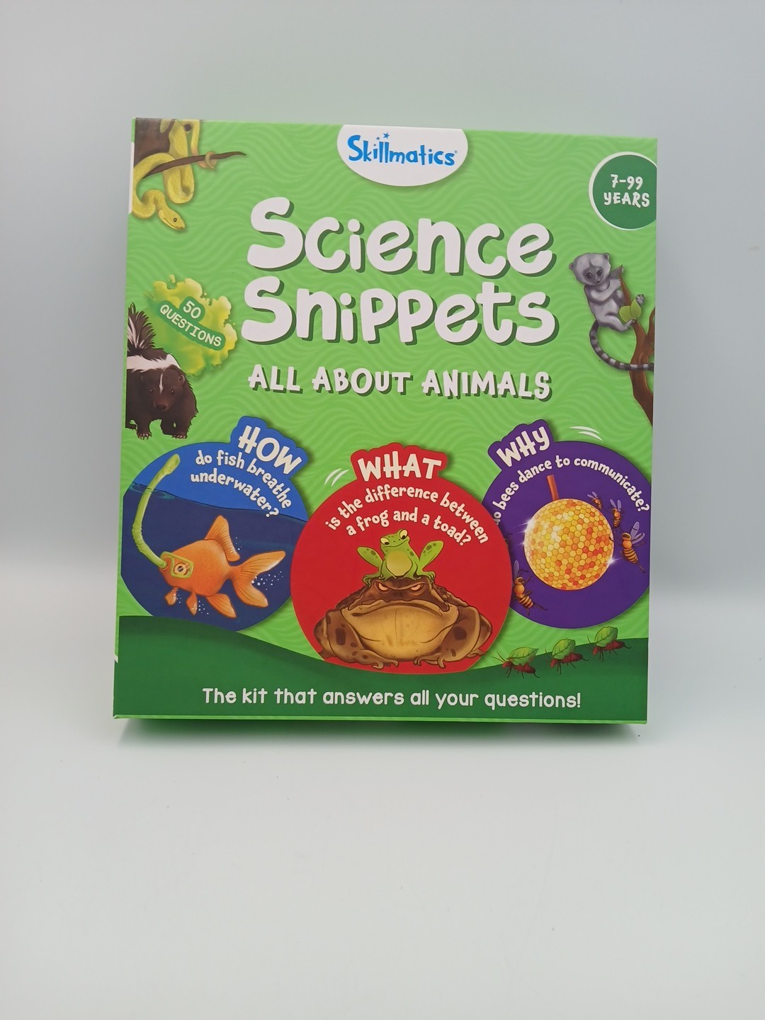 Skillmatics Card Games For Kids – Guess In 10 US History & Science Snippets
