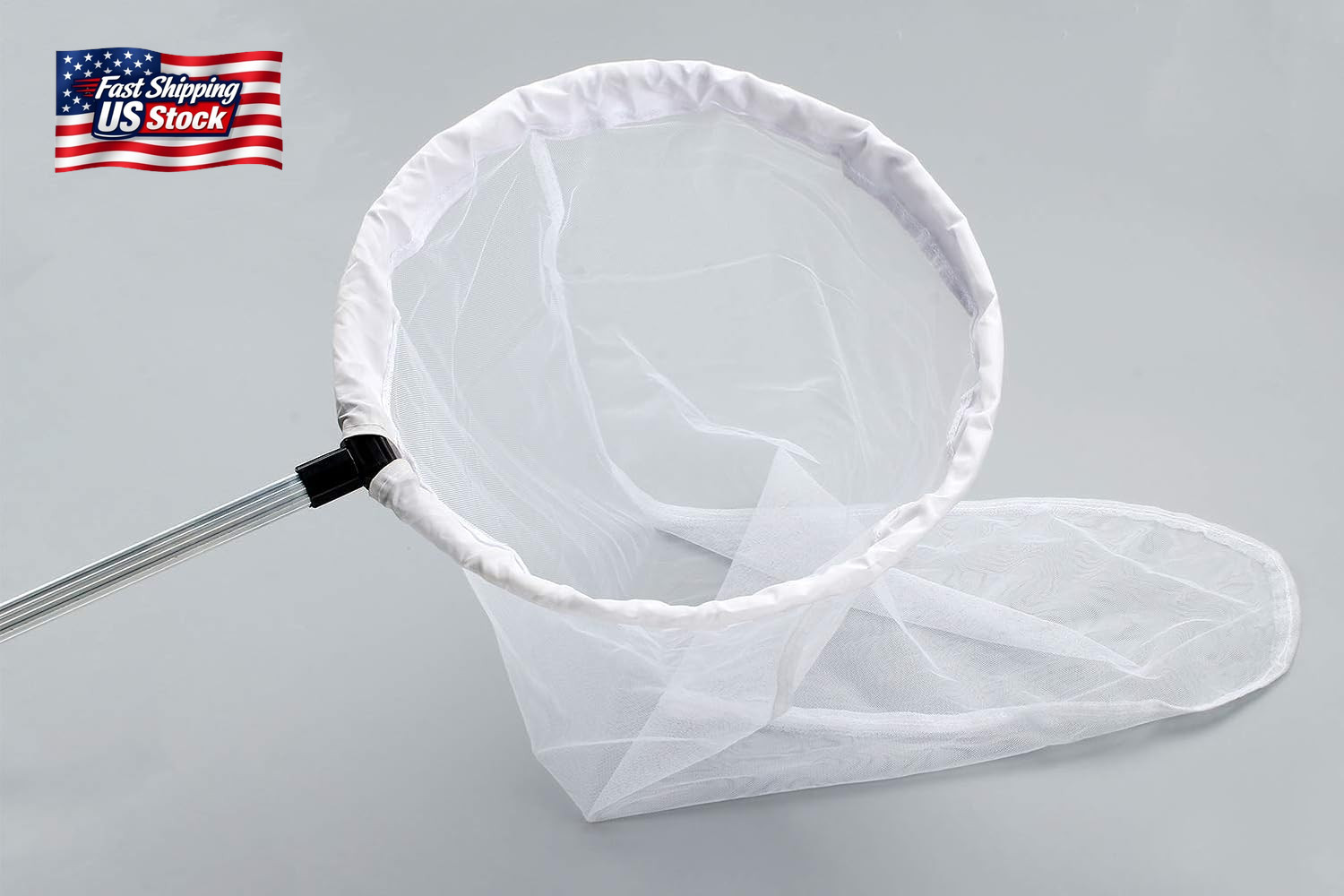 Insect and Butterfly Net with 12″ Ring, 24″ Net Depth, Handle Extends to 36 Inch