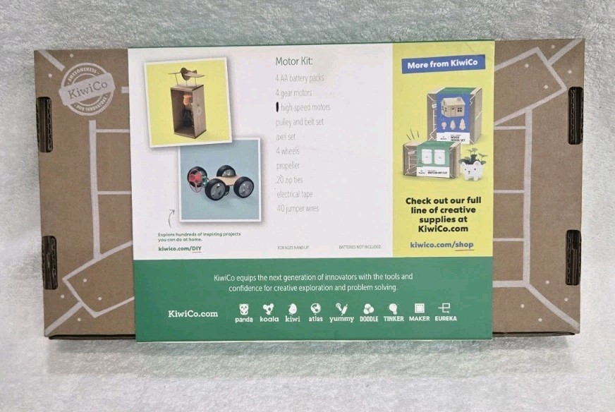 Kiwico Make It Yourself! Make-it-Move Electronics Kit- Ages 9+ New