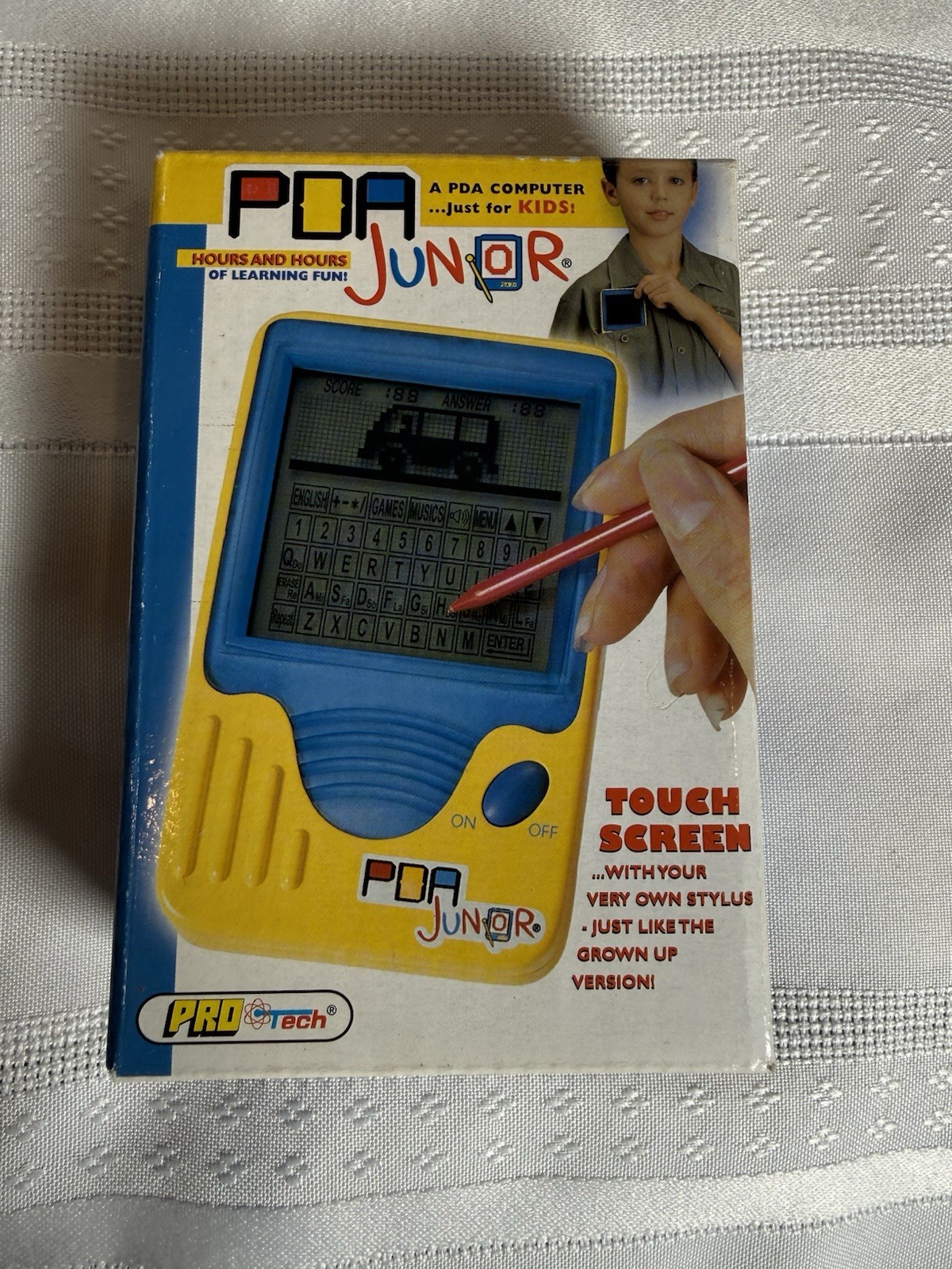 Vintage 2003 Pro Tech PDA Junior Kids Educational Touch Screen Toy NEW In Box