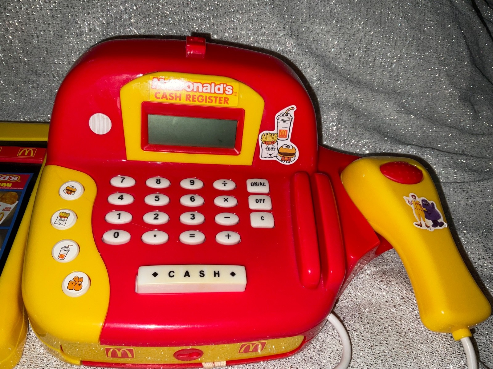 McDonald’s Cash Register Toy 2004 Educational Used – NO KEY-DRAWER DOES NOT OPEN