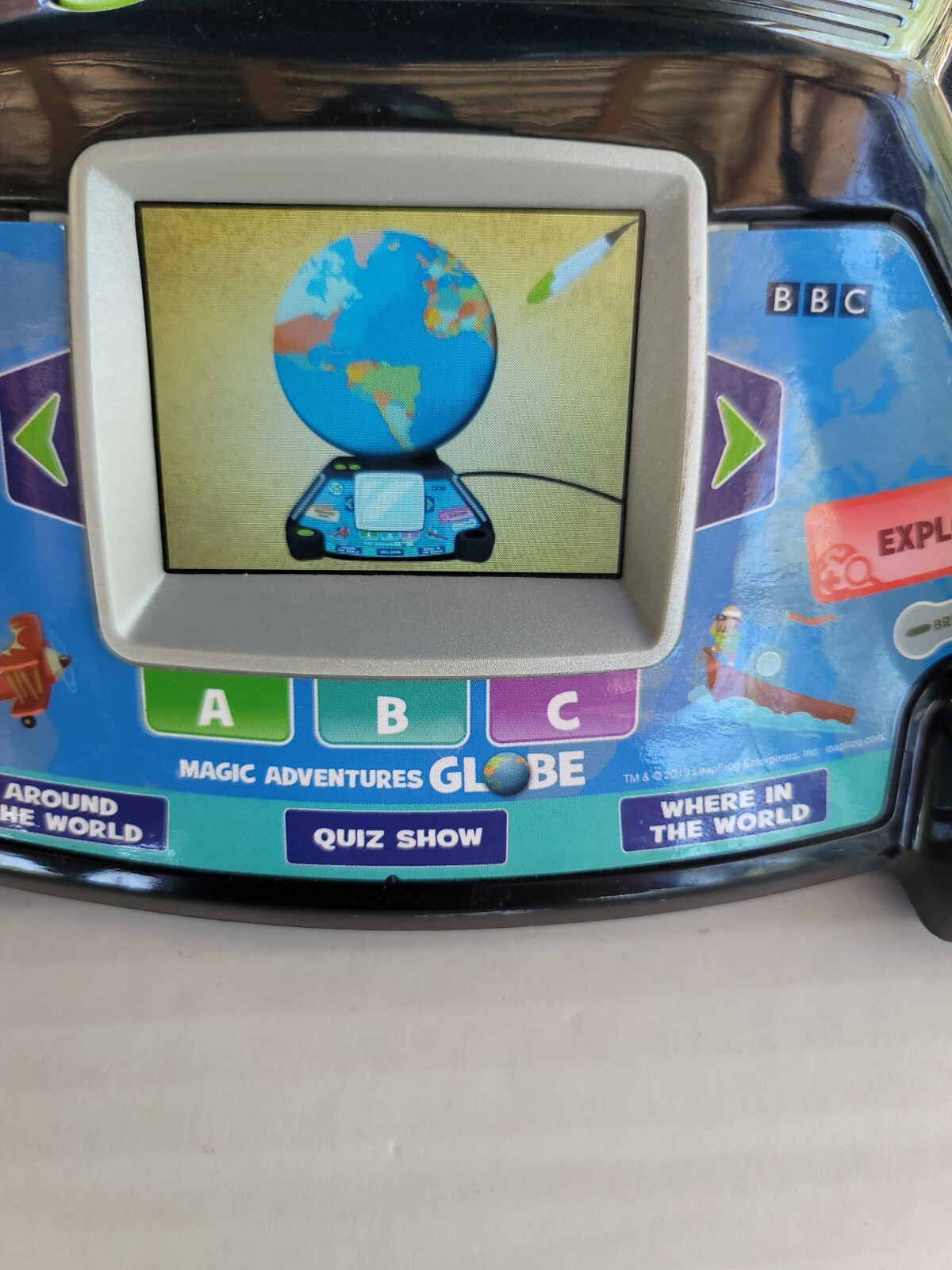 LeapFrog Magic Adventures Globe with Stylus, LCD Screen, Games & Videos