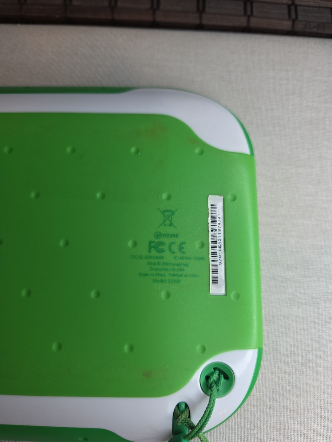 LeapPad XDi Ultra w/Green Case, Stylus, Charger, USB Cord + Tested Works