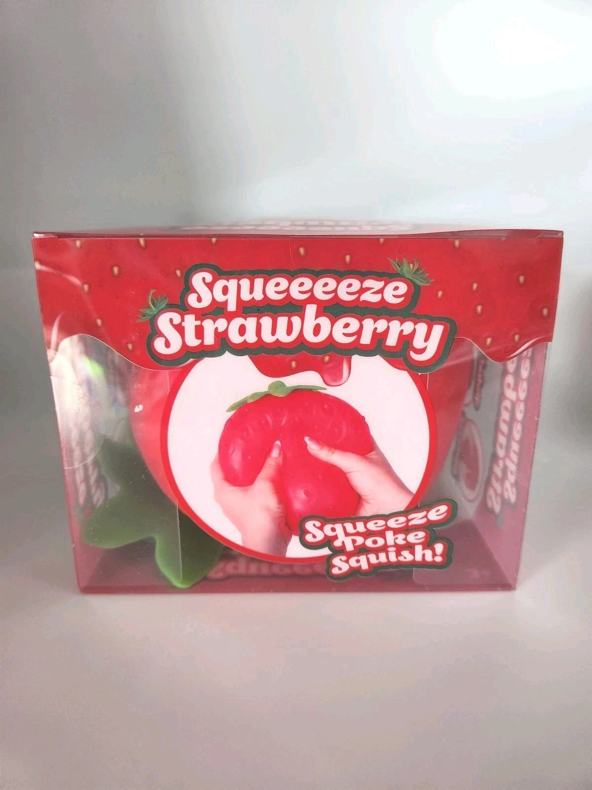 Sunny days JUMBO Squeezy Squeeezy Strawberry Squishy Toy Stress Relief Toy *NEW*