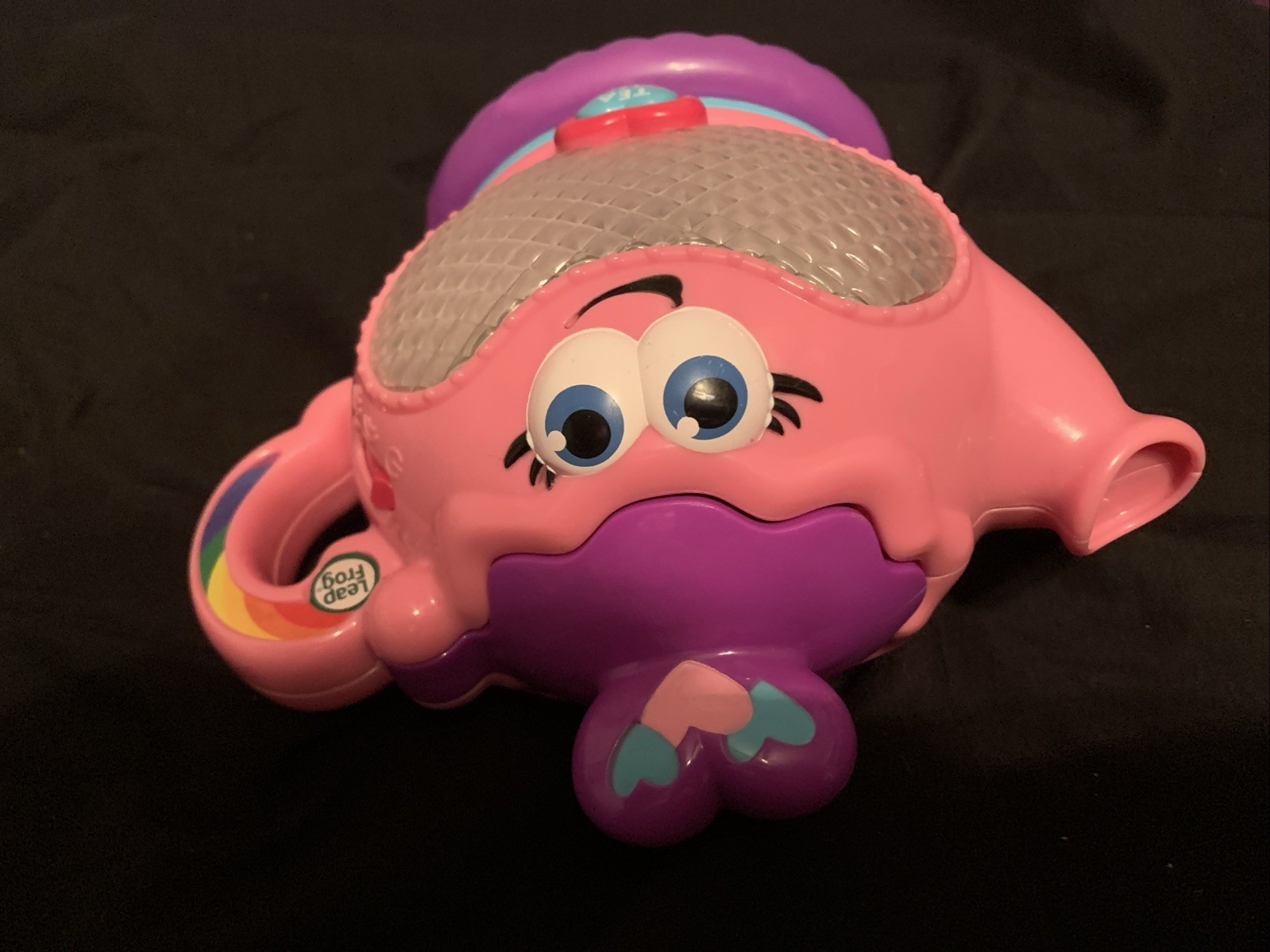 Leap Frog Musical Rainbow Tea Party Teapot/Kettle Light-Up 2018 Mirror Top Works
