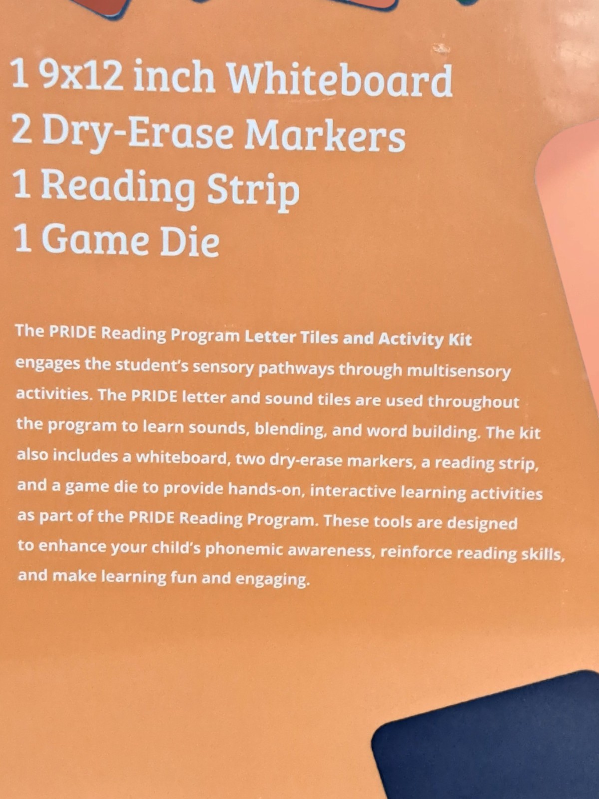 Pride Reading Program Letter Tiles Activity Kit Sealed NEW box