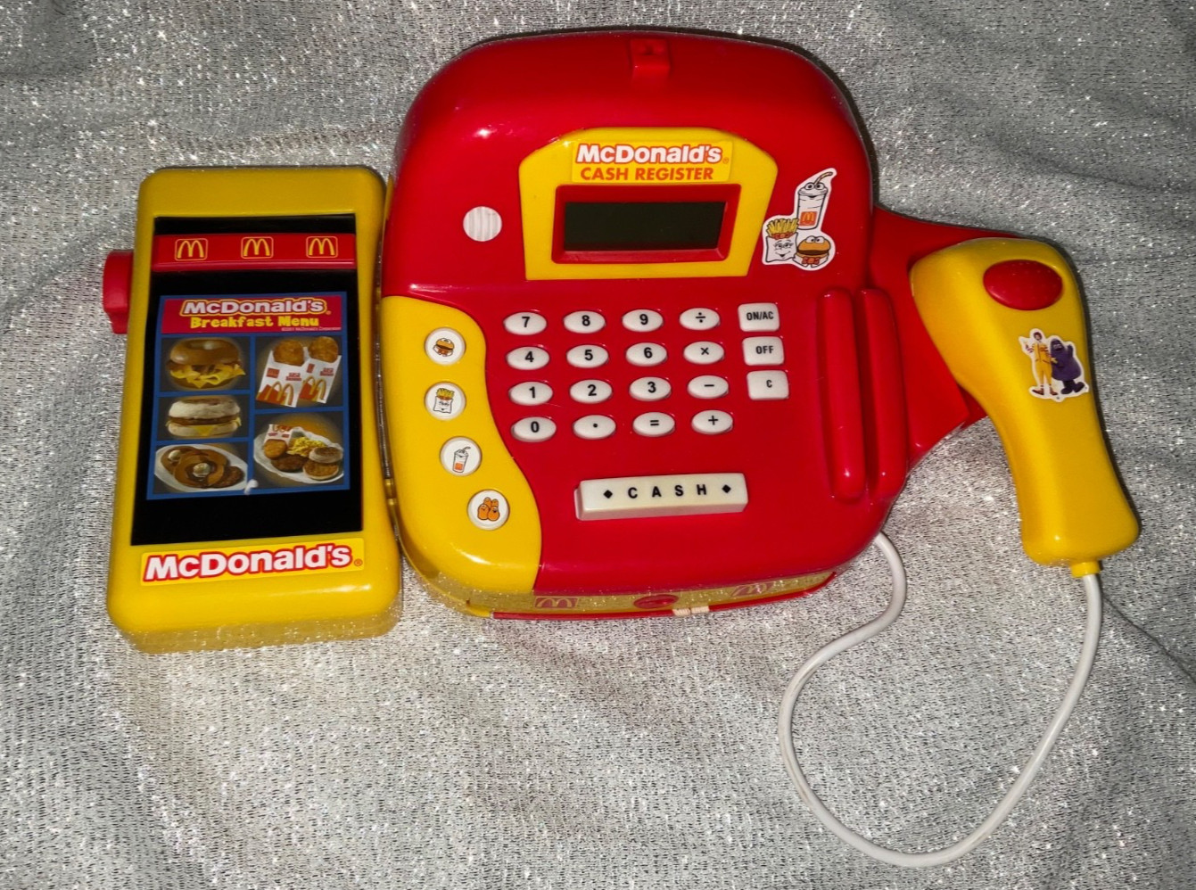 McDonald’s Cash Register Toy 2004 Educational Used – NO KEY-DRAWER DOES NOT OPEN