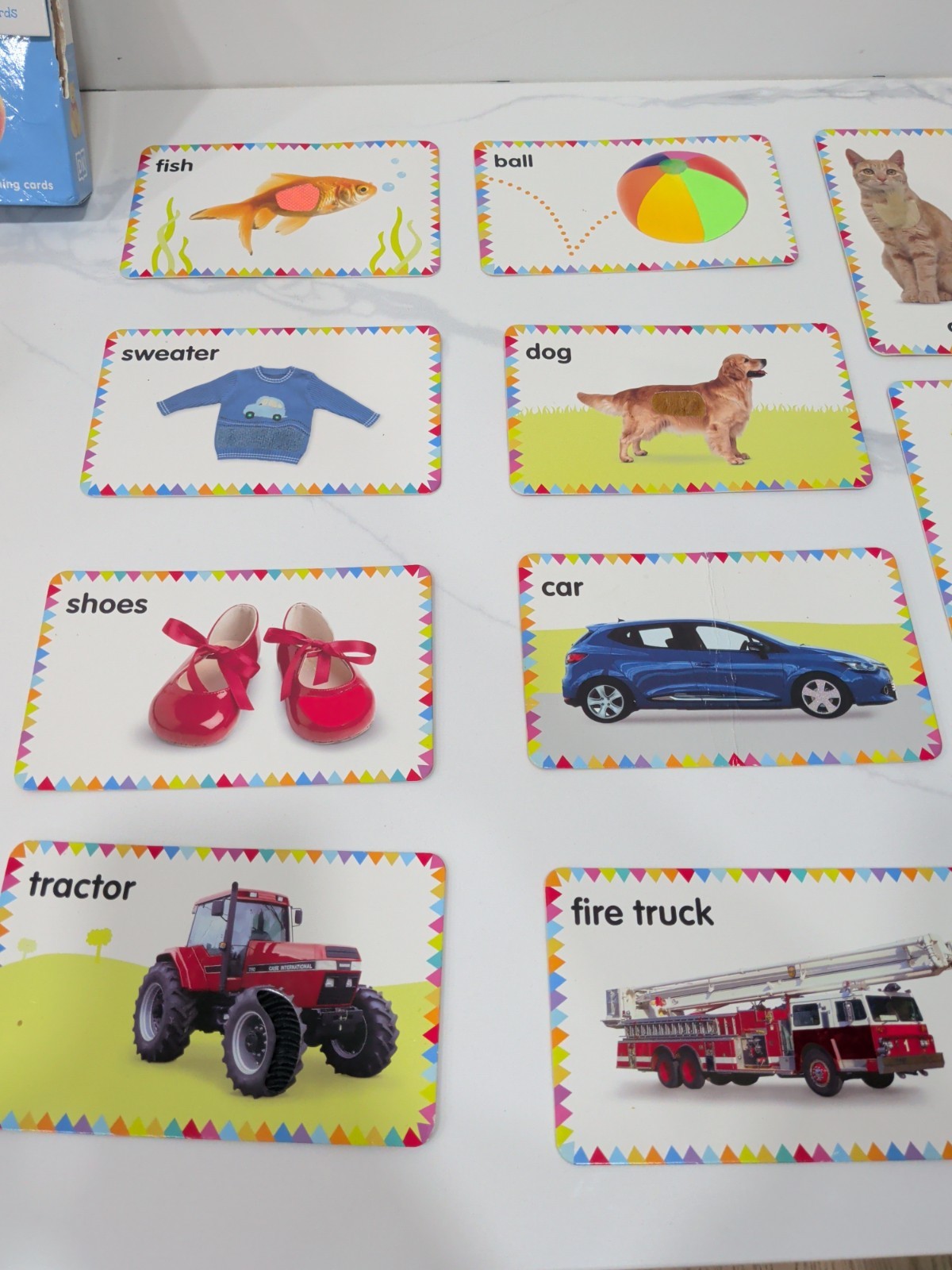 My First Touch and Feel Language Picture Cards First Words READ AS IS