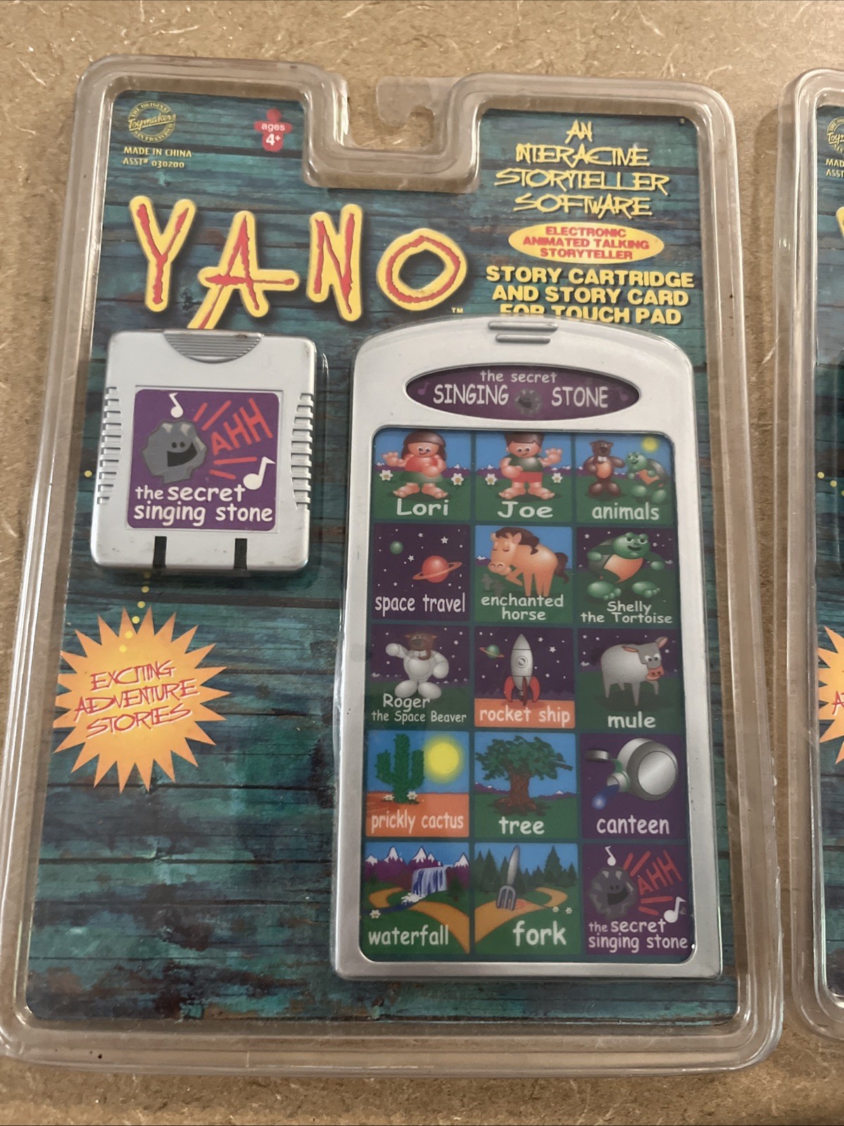 Yano THE SECRET SINGING STONE Bunny Story Card Cartridge Interactive Storyteller