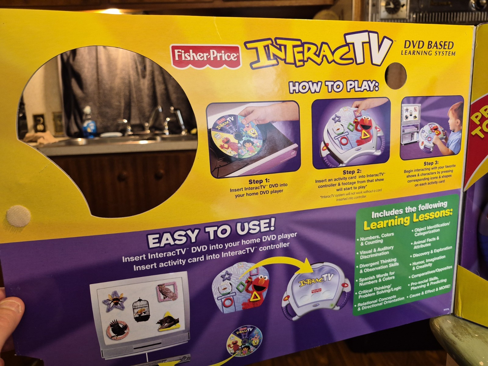 New Fisher-Price InteracTV DVD Based Learning Video Gaming System