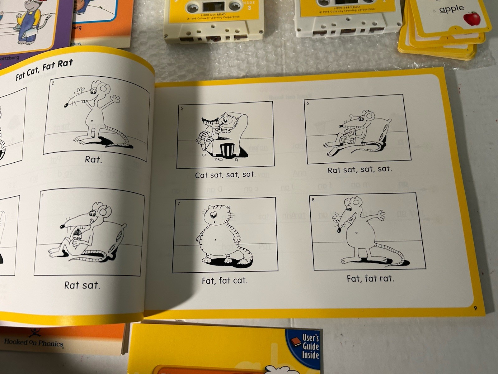 Vtg Hooked On Phonics Homeschool Learn To Read Level 1 Kit INCOMPLETE Read Desc