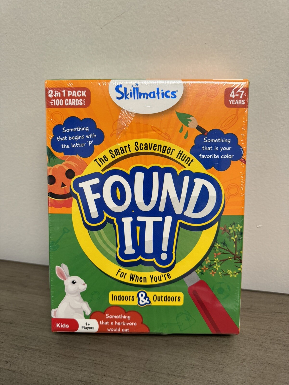 FOUND IT! Indoor Outdoor Scavenger hunt card game for kids and family fun!