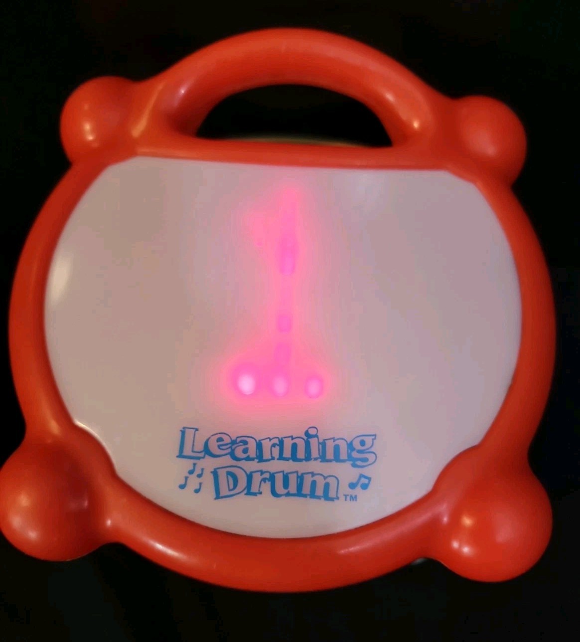 Leapfrog Learning Drum Educational Musical Lights Sounds ABC 123 Vintage 2001