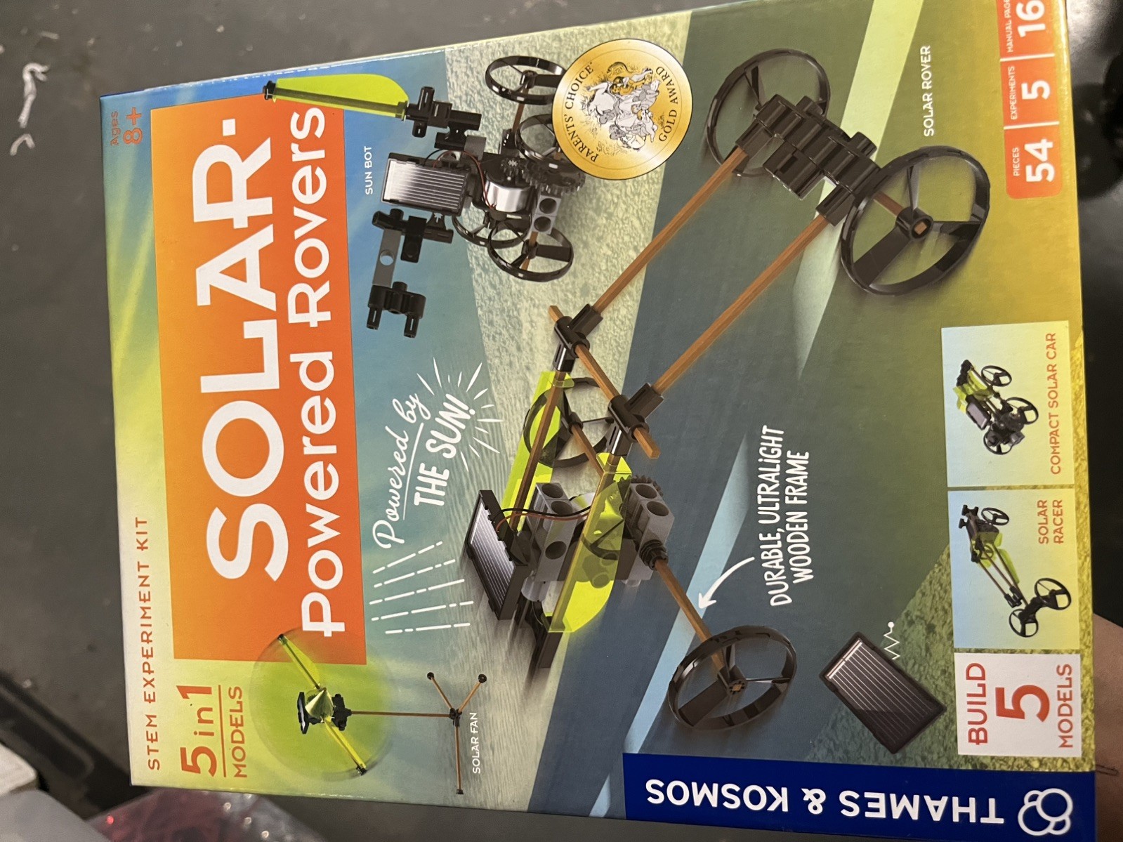 Solar Powered Rovers Thames & Kosmos 550030 STEM Experiment 5 in 1 Kit Vehicles