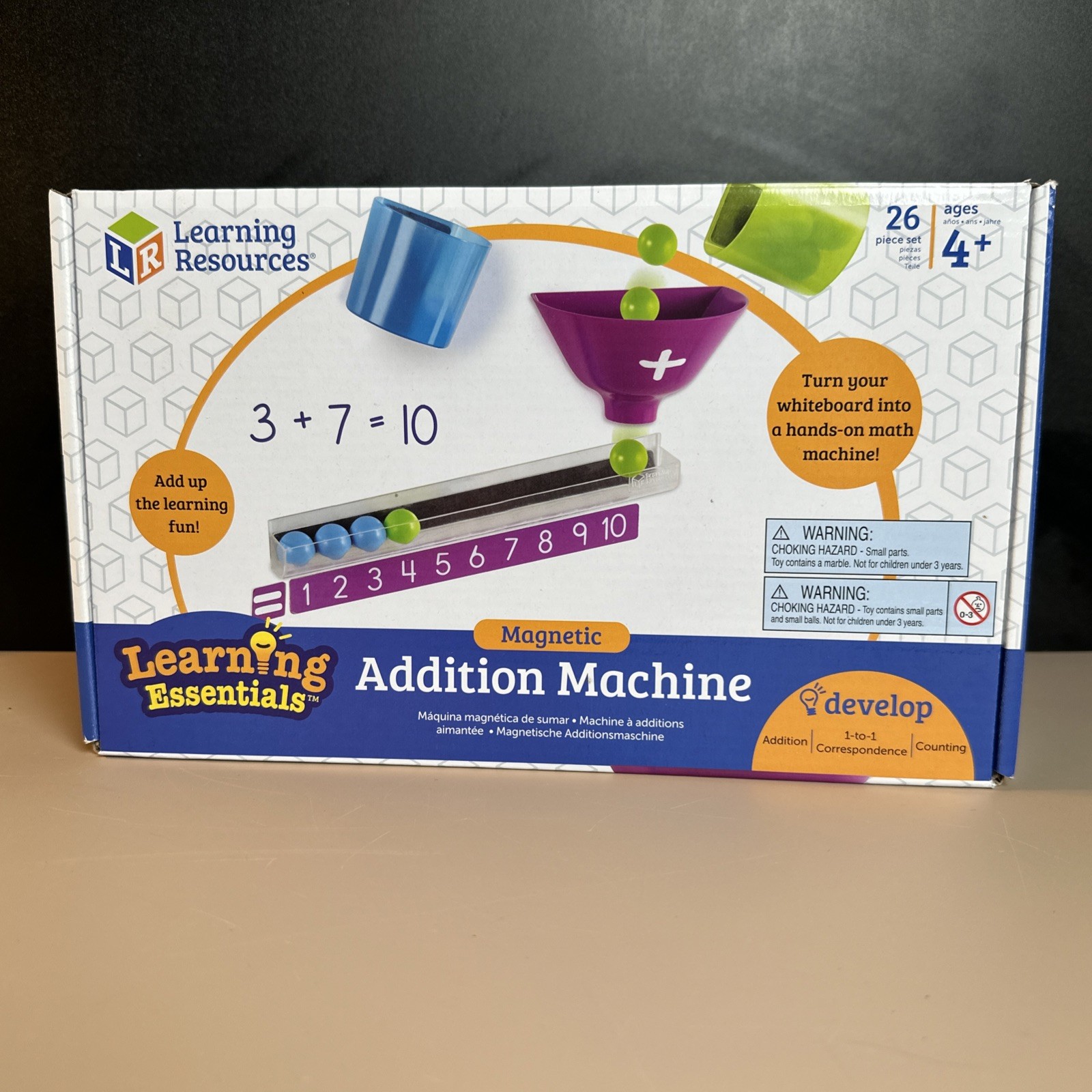 Learning Resources Magnetic Addition Machine, Math Games, Classroom Supplies NEW