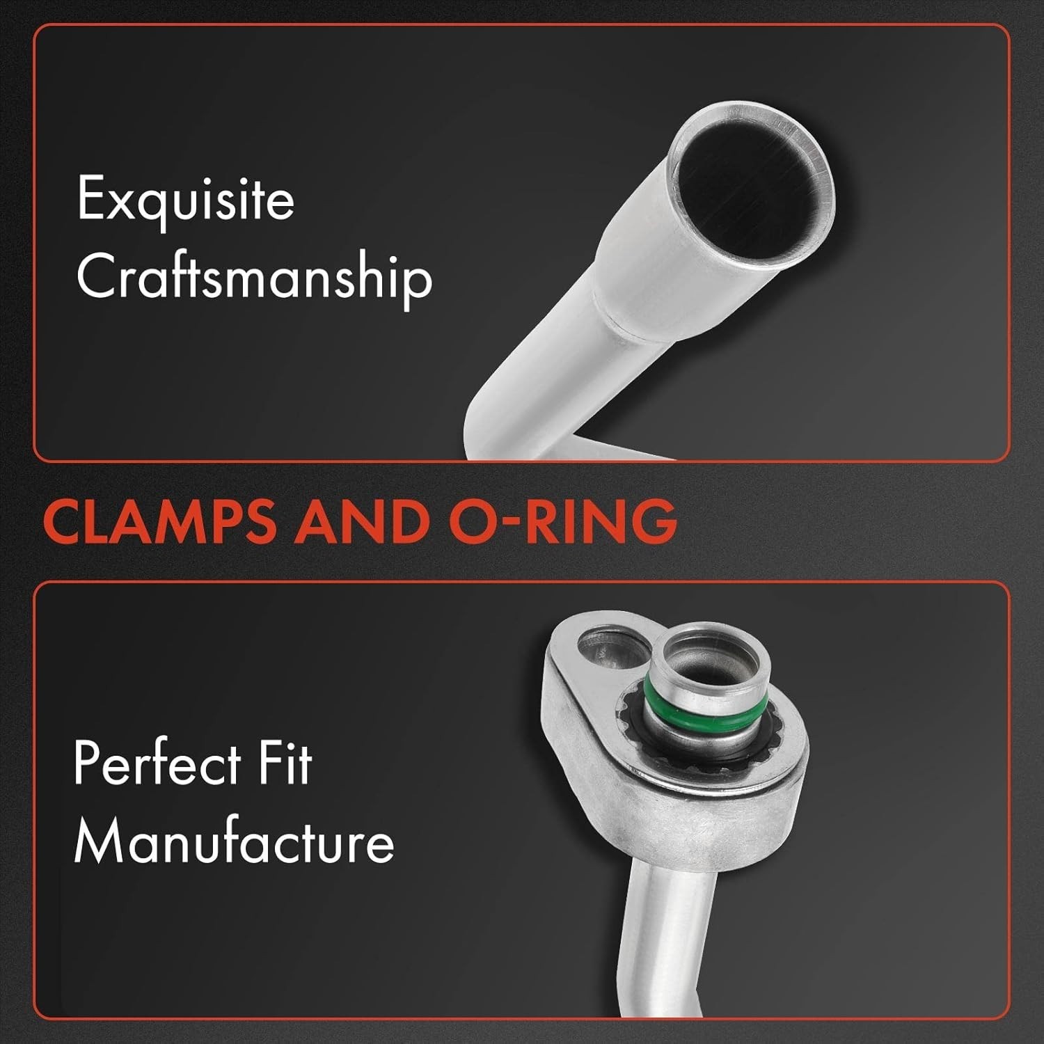 A- A/C Suction and Discharge Line Hose Assembly Compatible with Dodge Ram