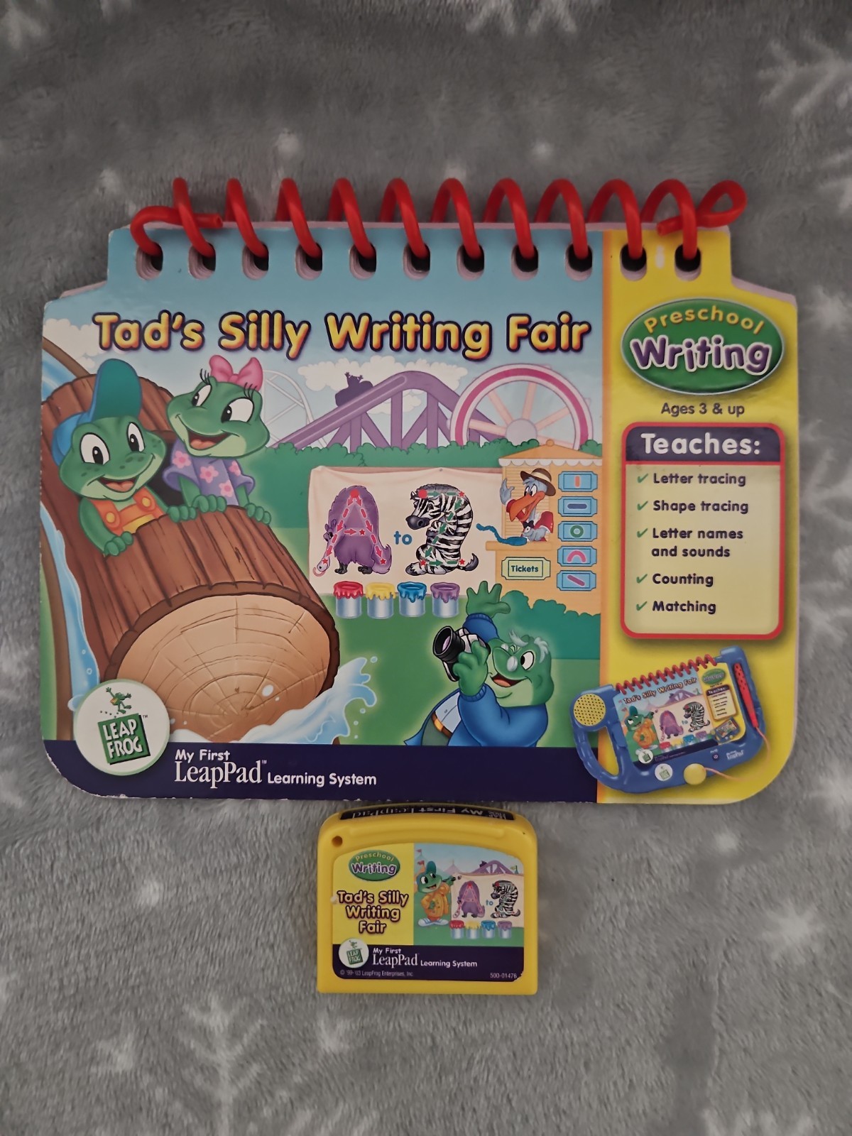 Lot Of 6 My First LeapPad Learning System Games And Books