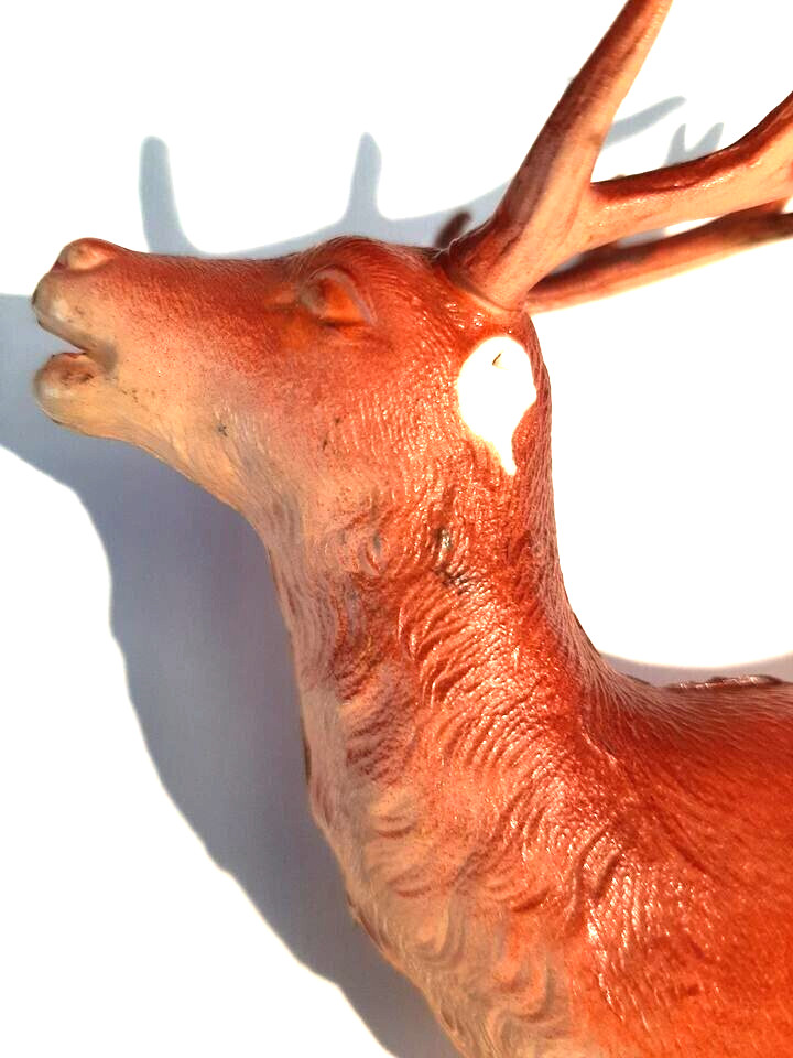Plastic Deer or Reindeer figurine Toy made in Japan captures hearts