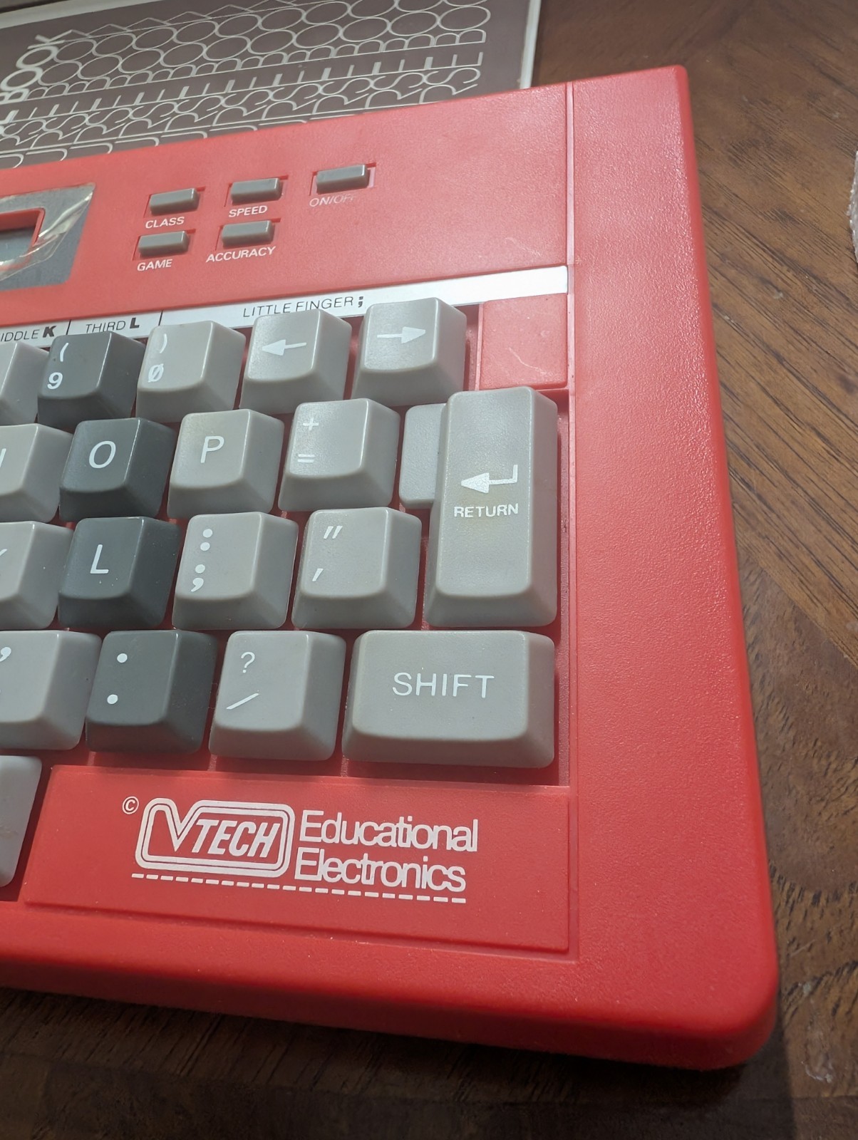 VTG VTech Type-right Typing Game Interactive Teaching Practice Machine 1985 Work