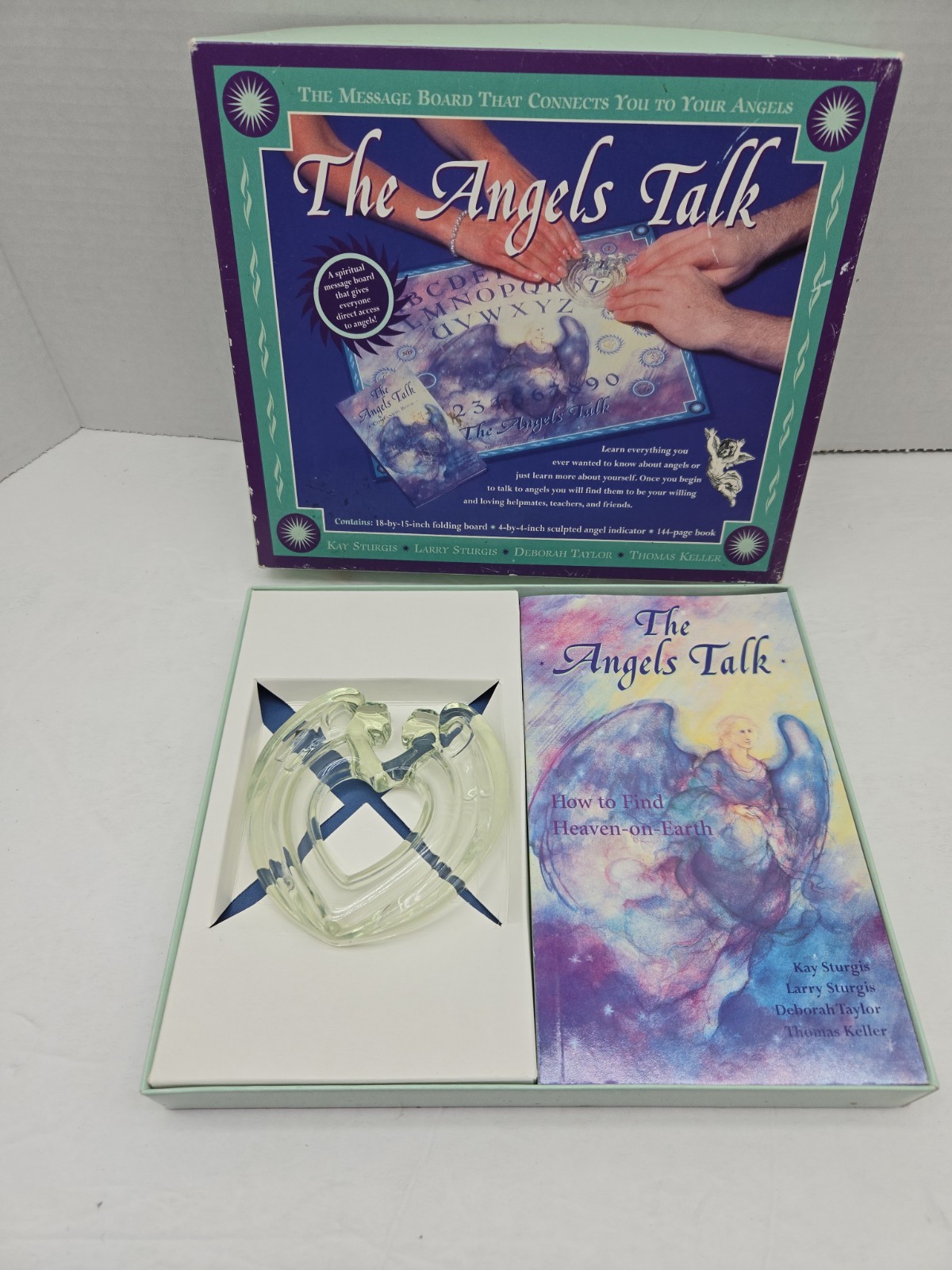 The Angels Talk Message Board Game Kay Larry Sturgis Spiritual Healing Complete