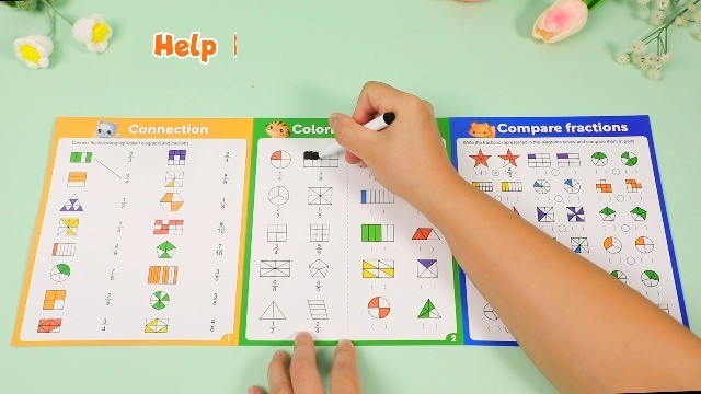 Magnetic Fraction Educational Puzzle Set – Math Manipulatives for Kids, Montesso