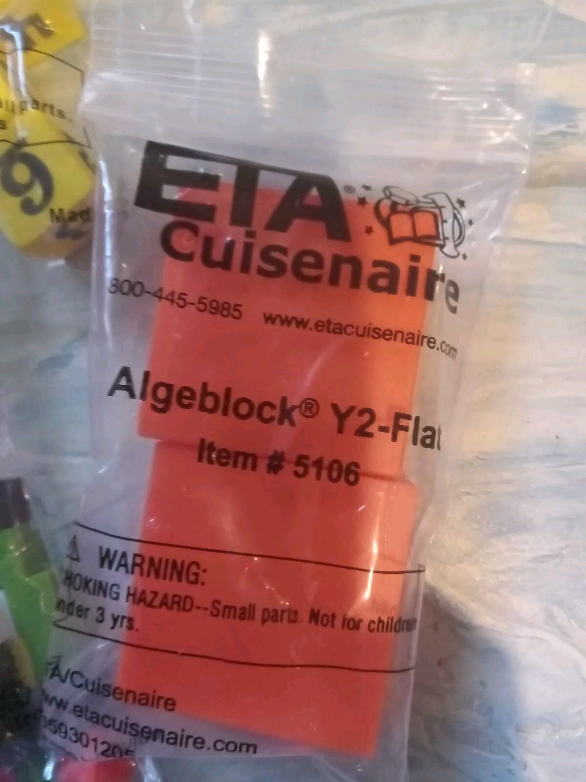 ETA Cuisenaire Math Cubes Lot Of 8 Variety Inc Polyhedral Dice, Algeblocks, More