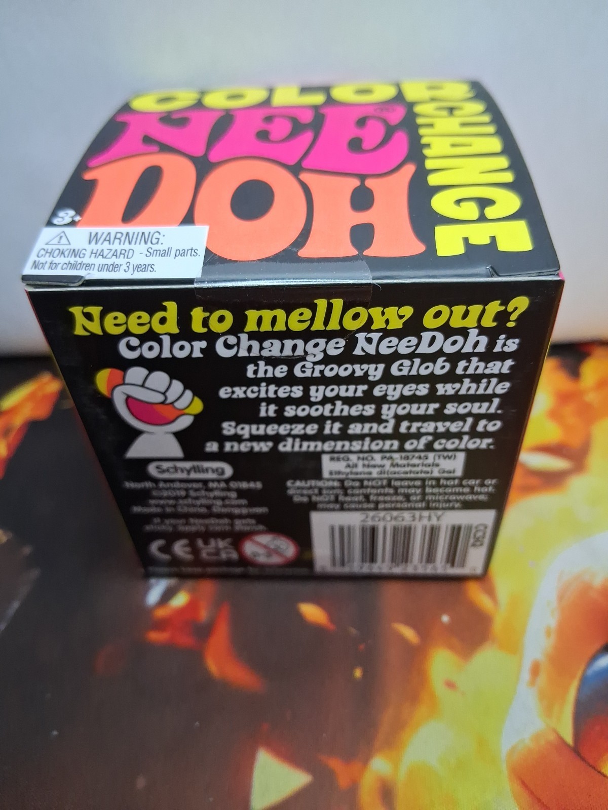 Needoh Yellow Color Changing Ball