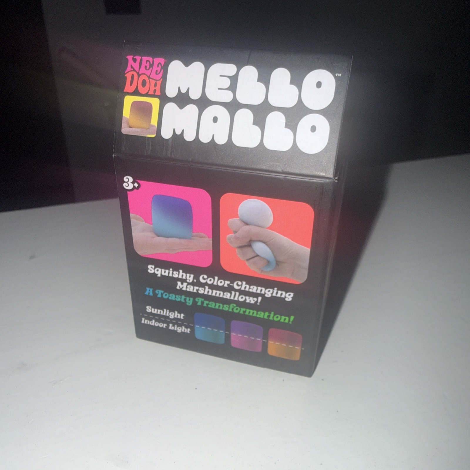PINK NeeDoh Mello Mallo Color Change Squishy Squeeze Sensory Toy NEW
