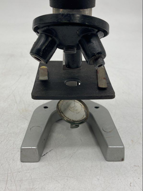 Vintage Gilbert Opto Collectible Student Microscope With Manual And Box