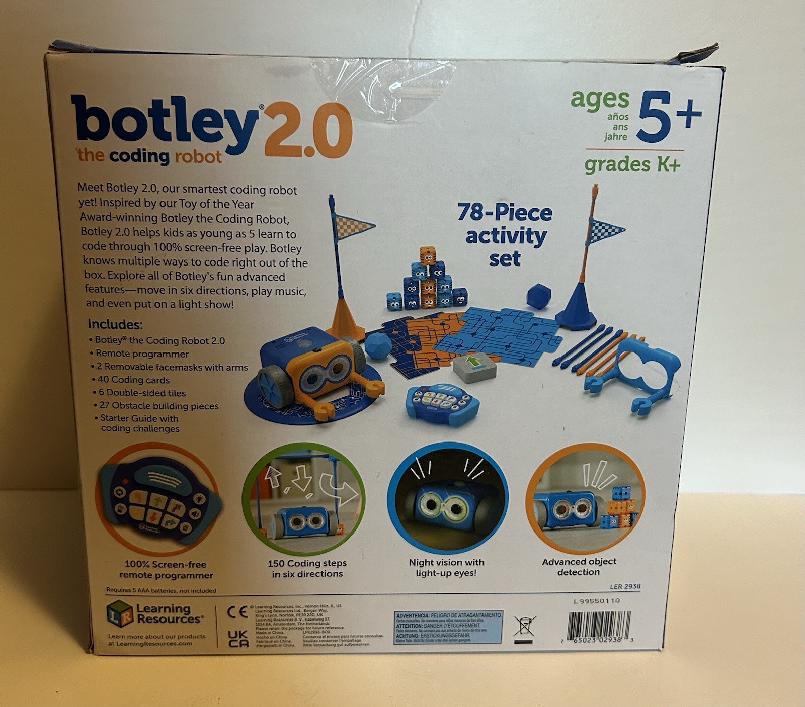 NEW Learning Resources Botley the Coding Robot 2.0 – STEM Medium SEALED