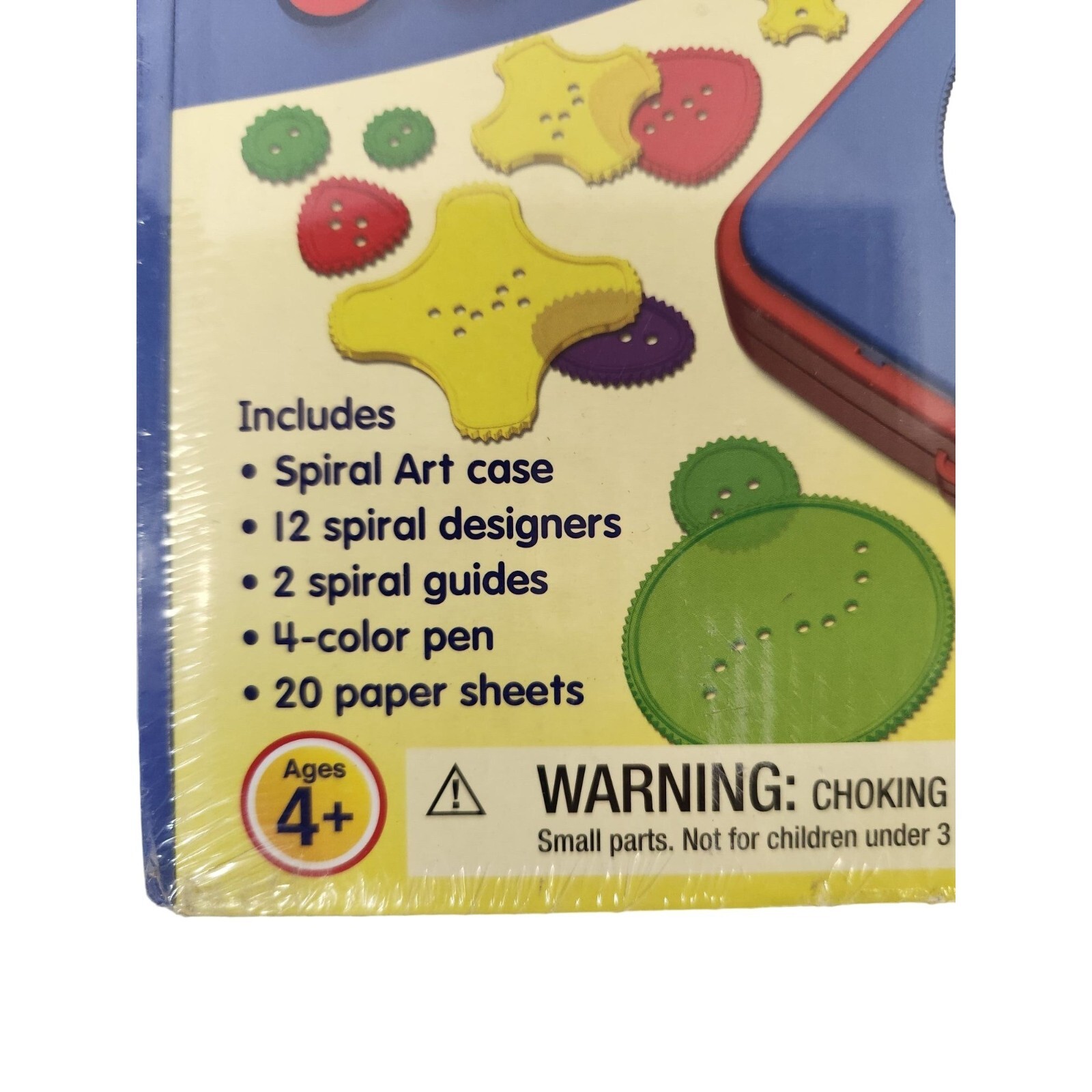 Lakeshore Spiral Art Design Center Ages 4 and Up Includes Case 12 Spiral Designe