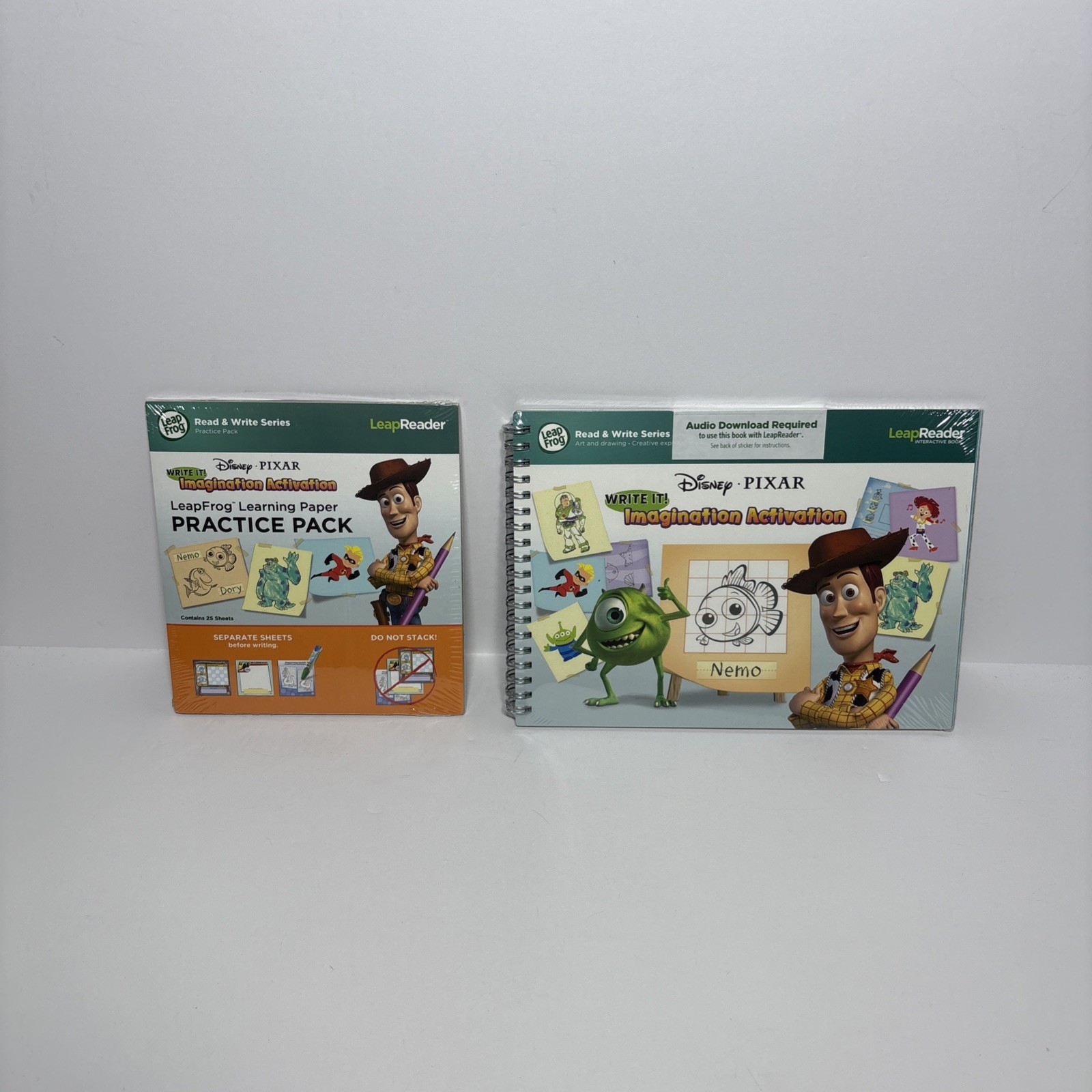 LeapFrog LeapReader Disney PIXAR Imagination Activation Art Drawing Reading NEW!