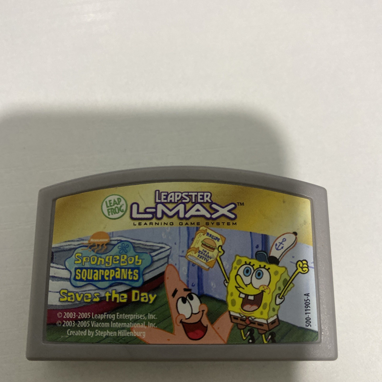 Leapster LeapFrog Learning Games – Spongebob Squarepants Saves the Day 2003